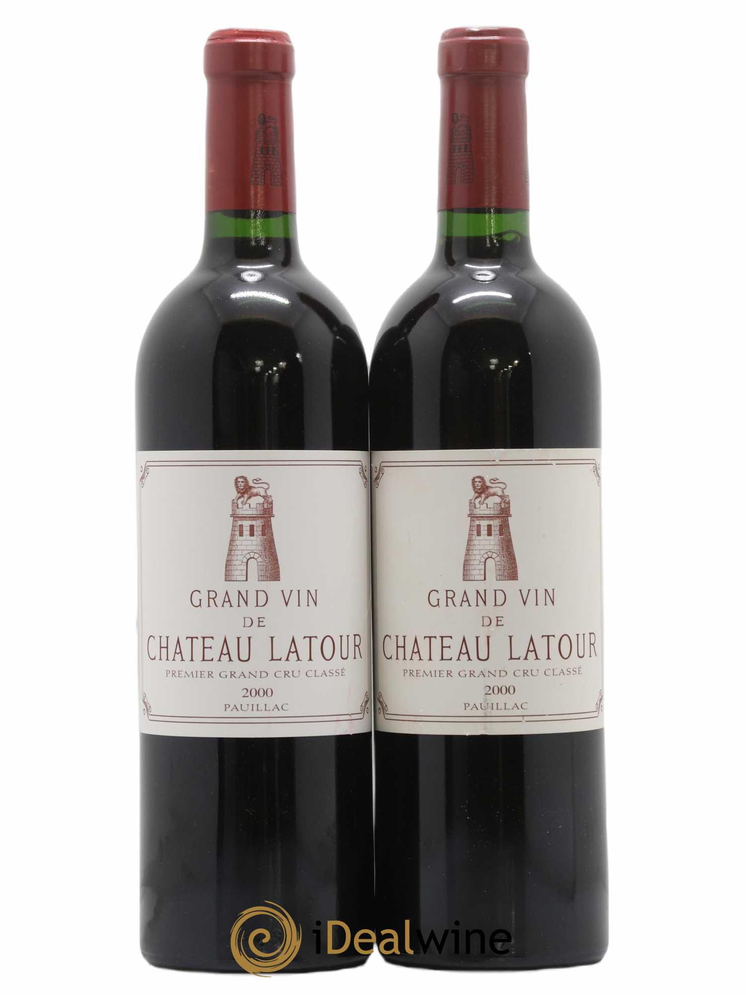 Château Latour 1er Grand Cru Classé 2000 - Lot de 2 bouteilles - 0