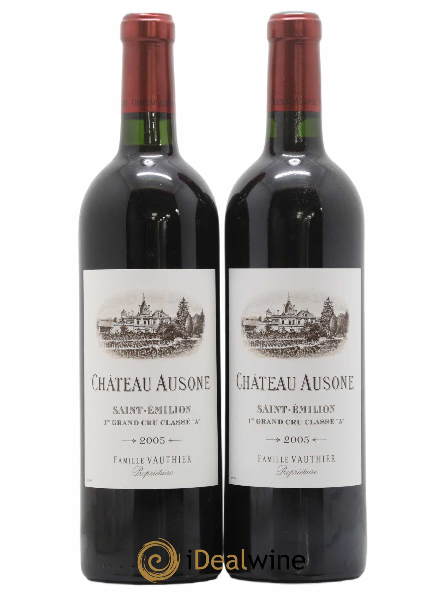 Château Ausone 1er Grand Cru Classé A 2005 - Lot de 2 bouteilles - 0
