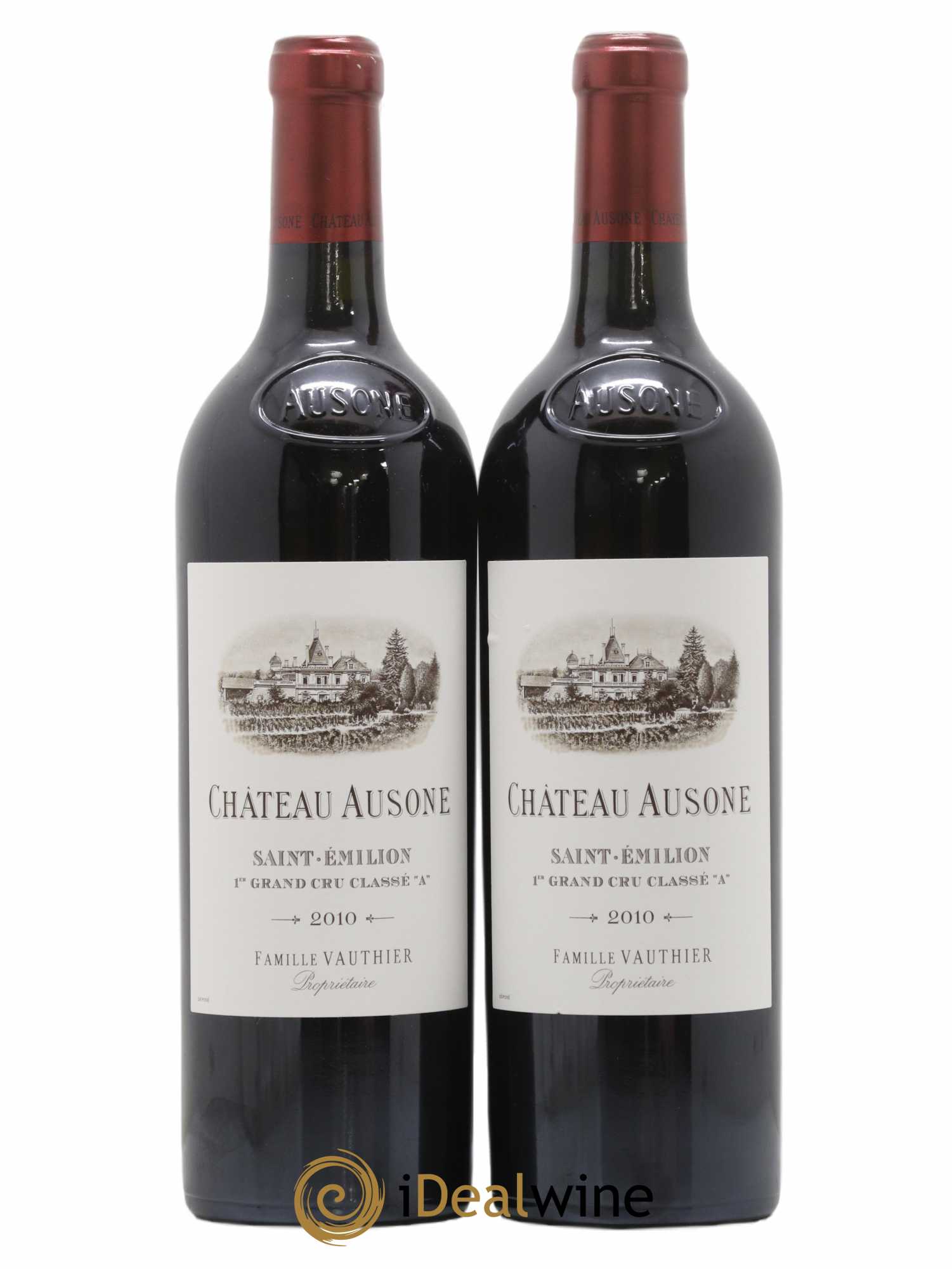 Château Ausone 1er Grand Cru Classé A 2010 - Lot de 2 bouteilles - 0