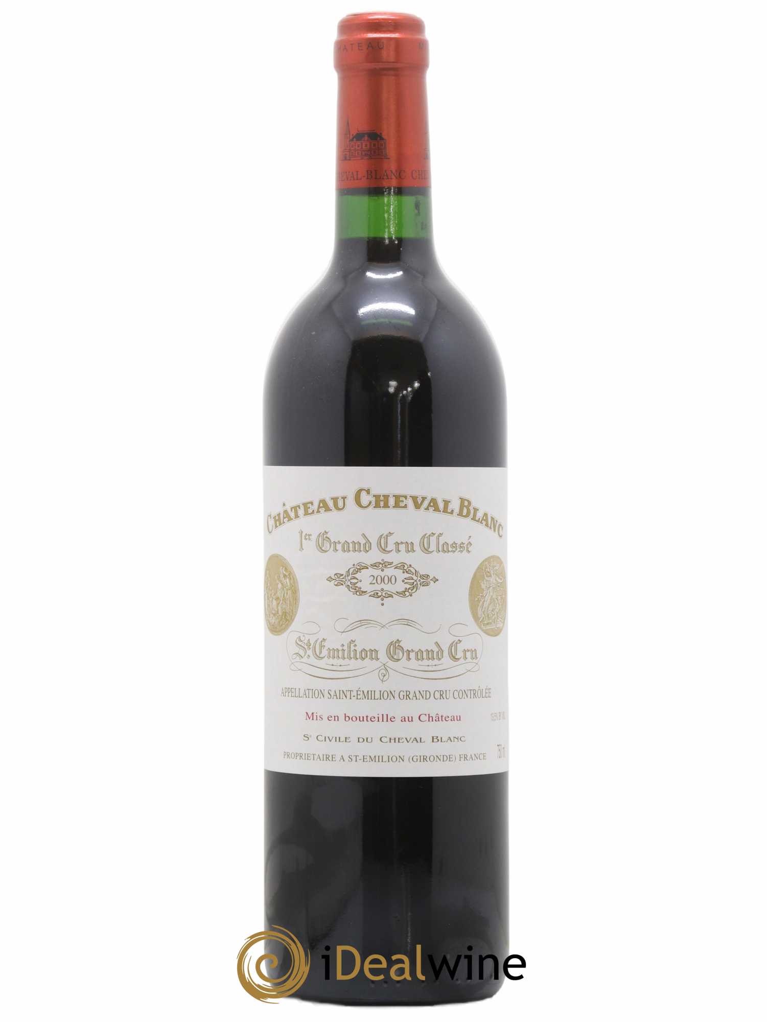 Château Cheval Blanc 1er Grand Cru Classé A 2000 - Lot de 1 bouteille - 0