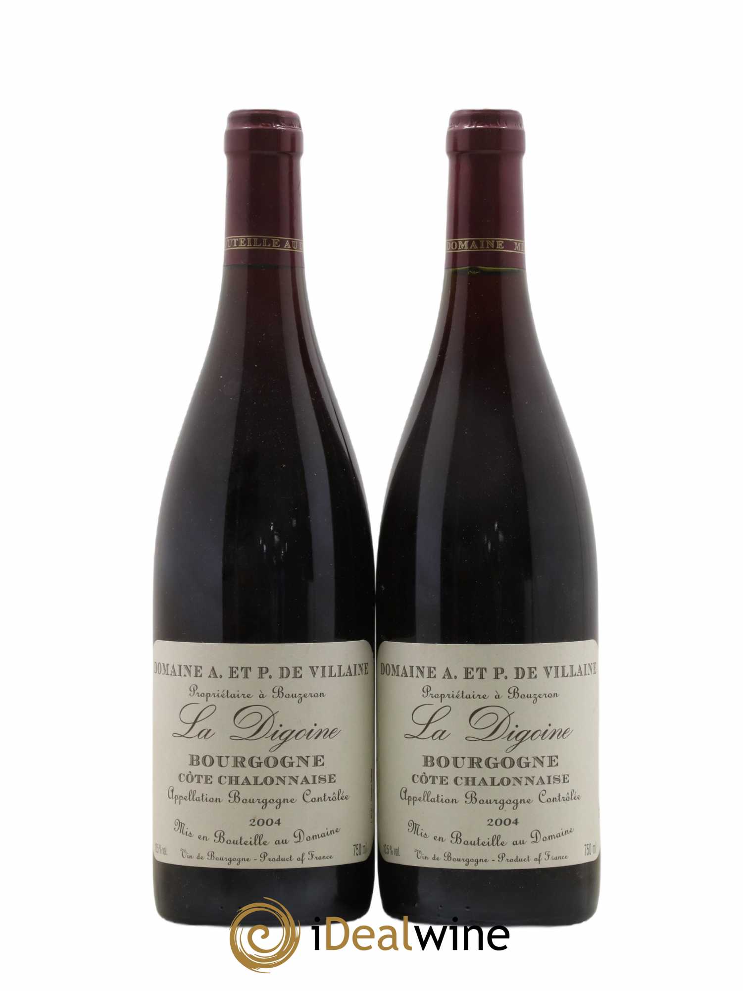 Bourgogne La Digoine Domaine de Villaine 2004 - Lot de 2 bouteilles - 0