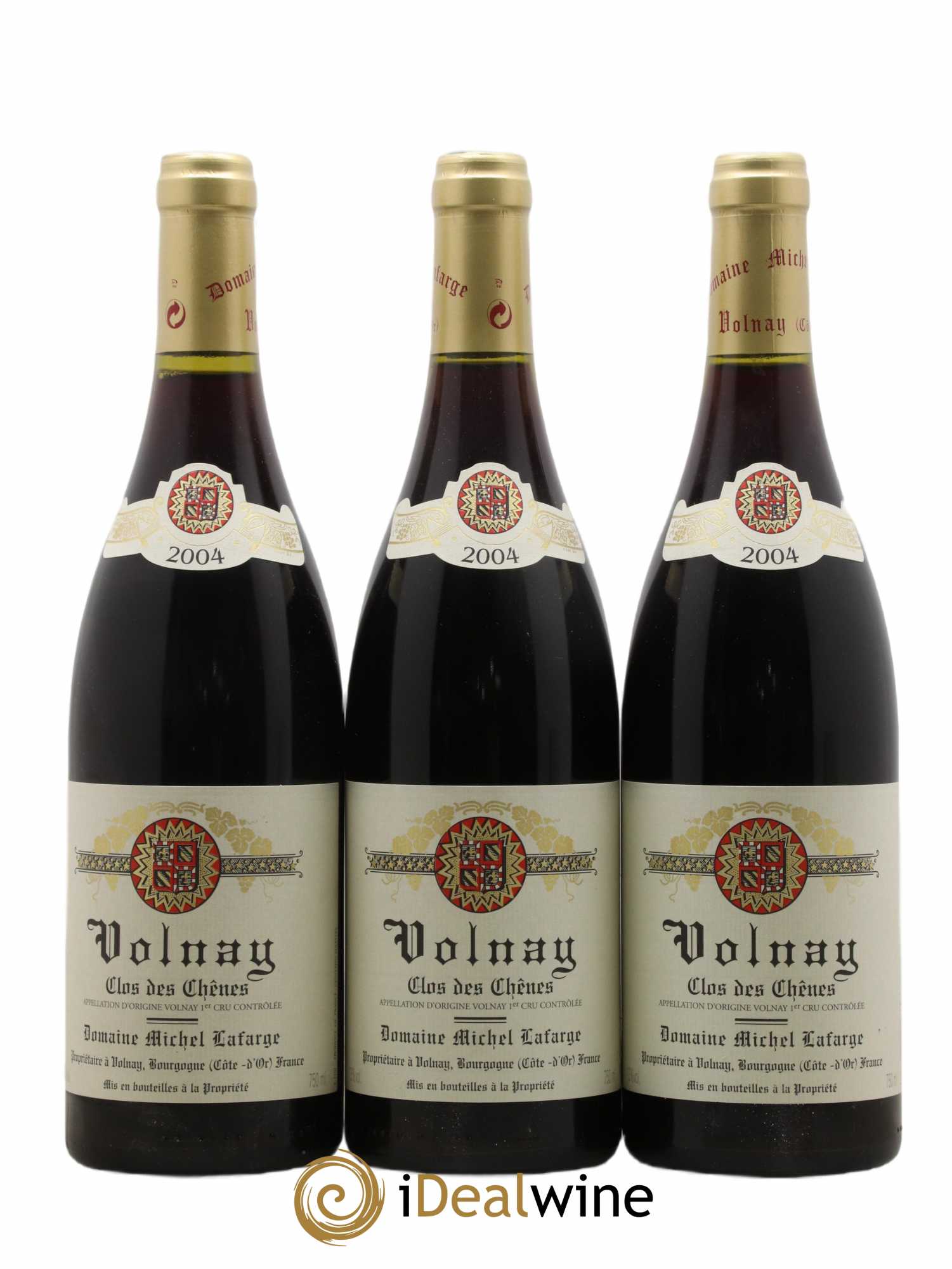 Volnay 1er Cru Clos des Chênes Lafarge (Domaine) 2004 - Lot de 3 bouteilles - 0