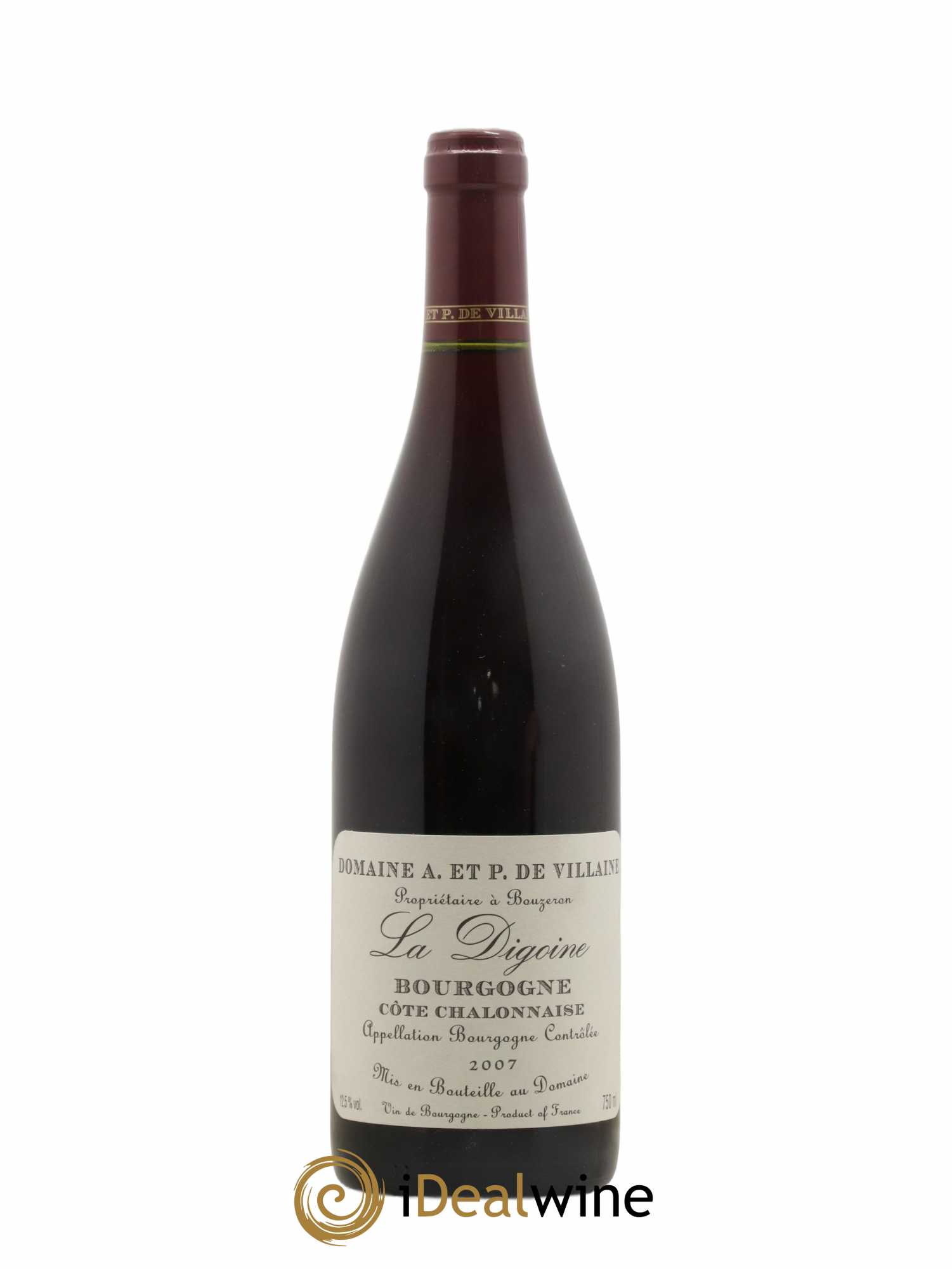 Bourgogne La Digoine Domaine de Villaine 2007 - Lot de 1 bouteille - 0