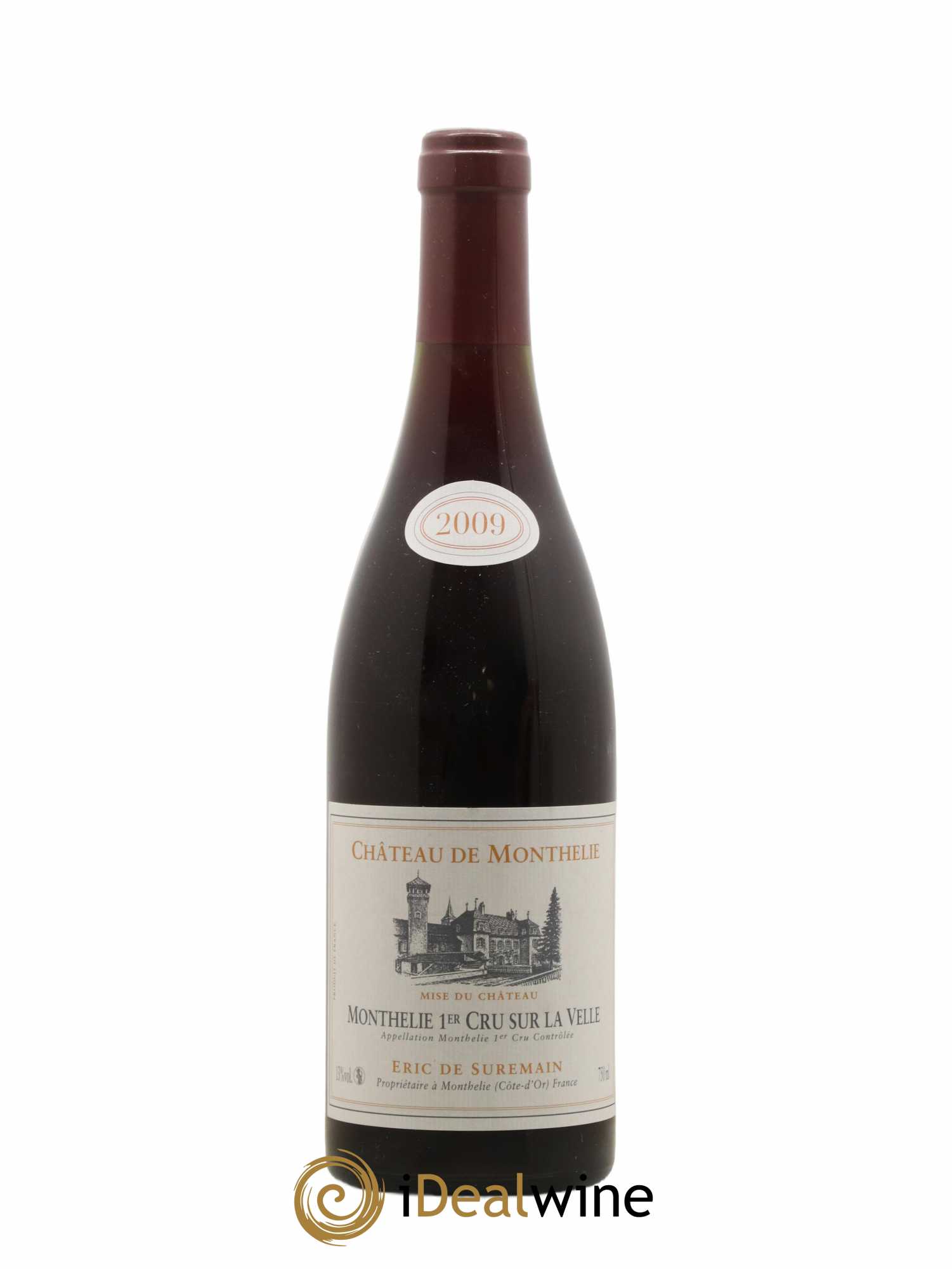 Monthélie 1er Cru Sur La Velle Château De Monthélie De Suremain 2009 - Lot de 1 bouteille - 0