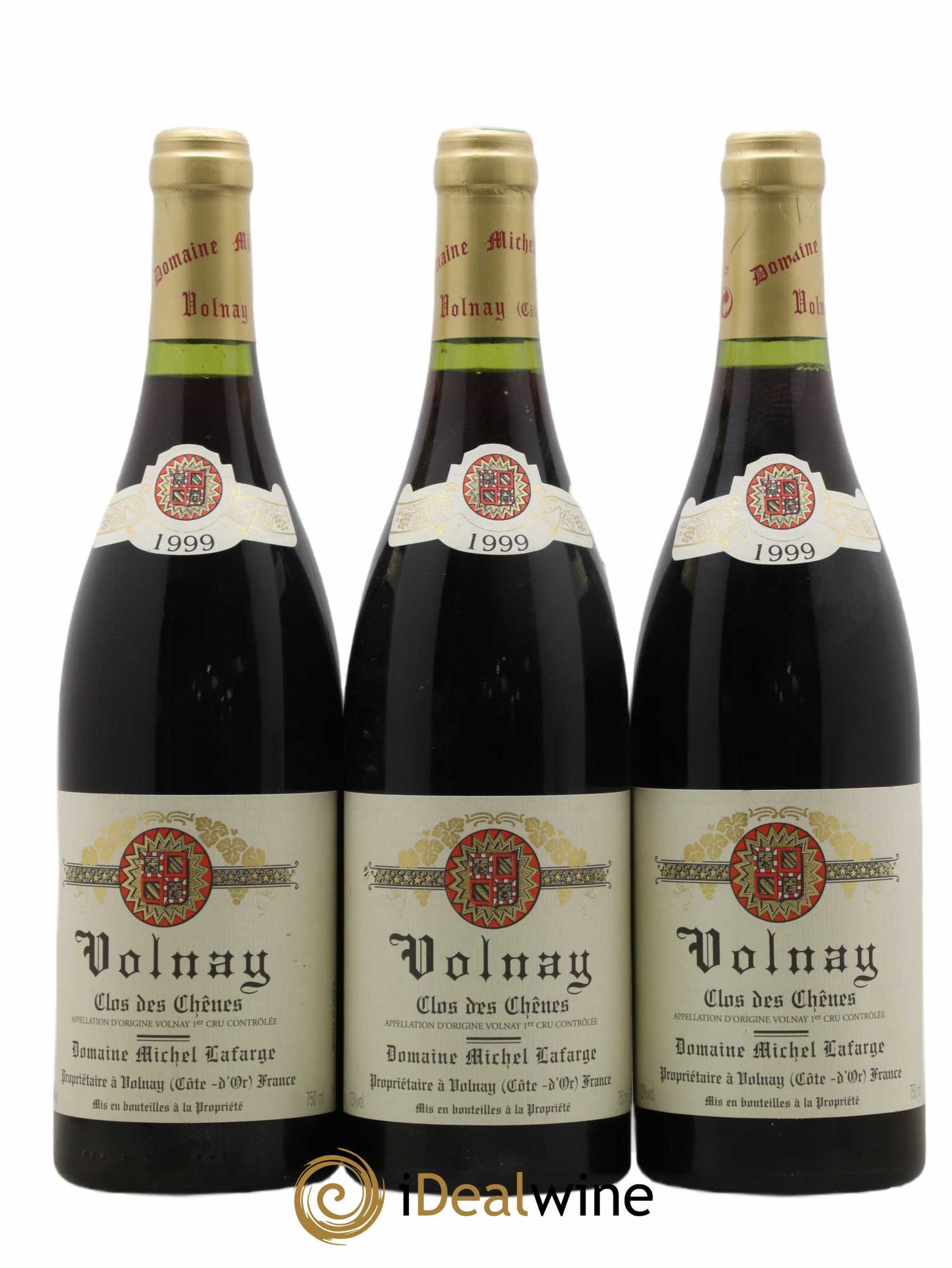 Volnay 1er Cru Clos des Chênes Lafarge (Domaine) 1999 - Lot de 3 bouteilles - 0