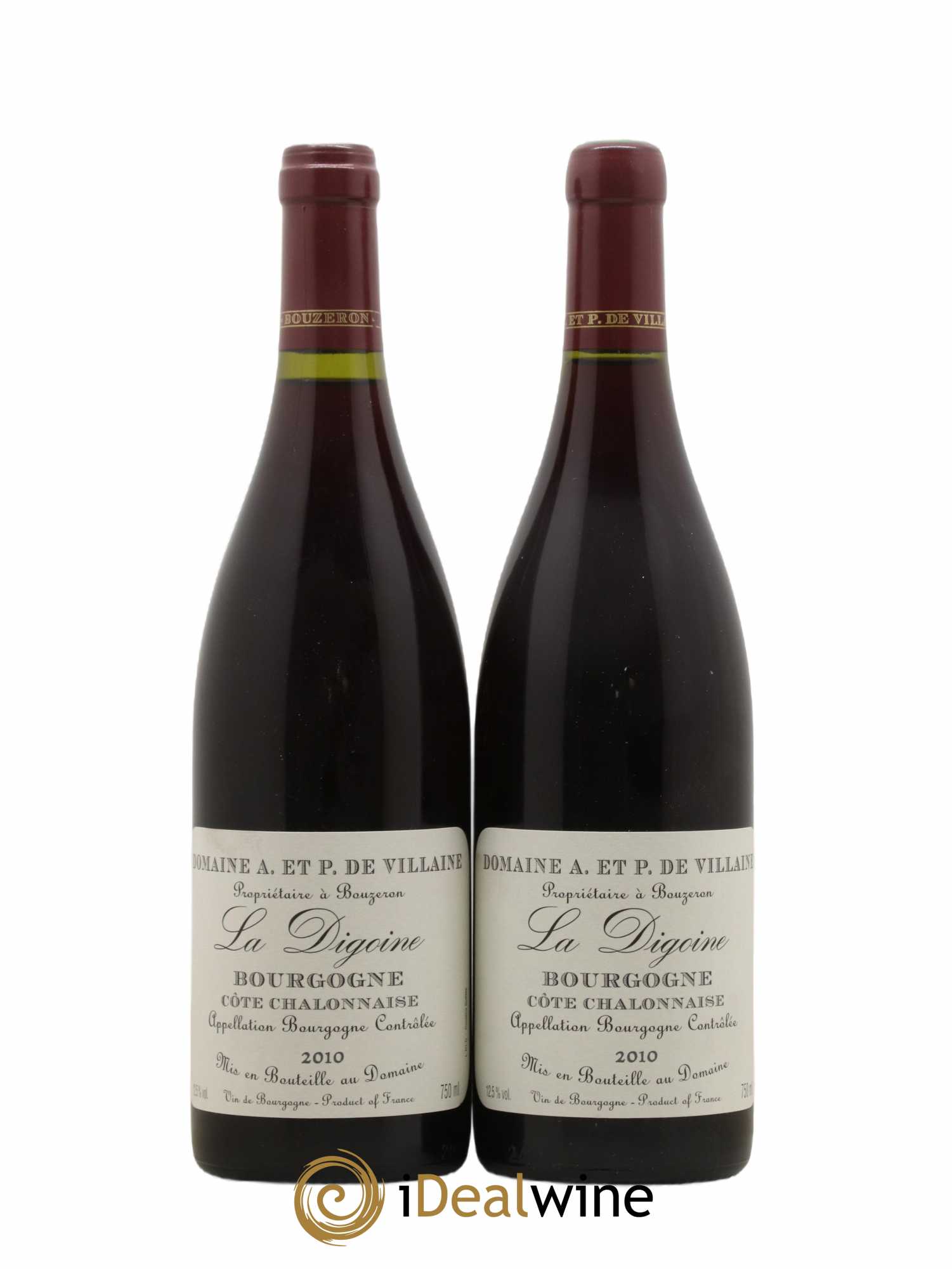 Bourgogne La Digoine Domaine de Villaine 2010 - Lot de 2 bouteilles - 0
