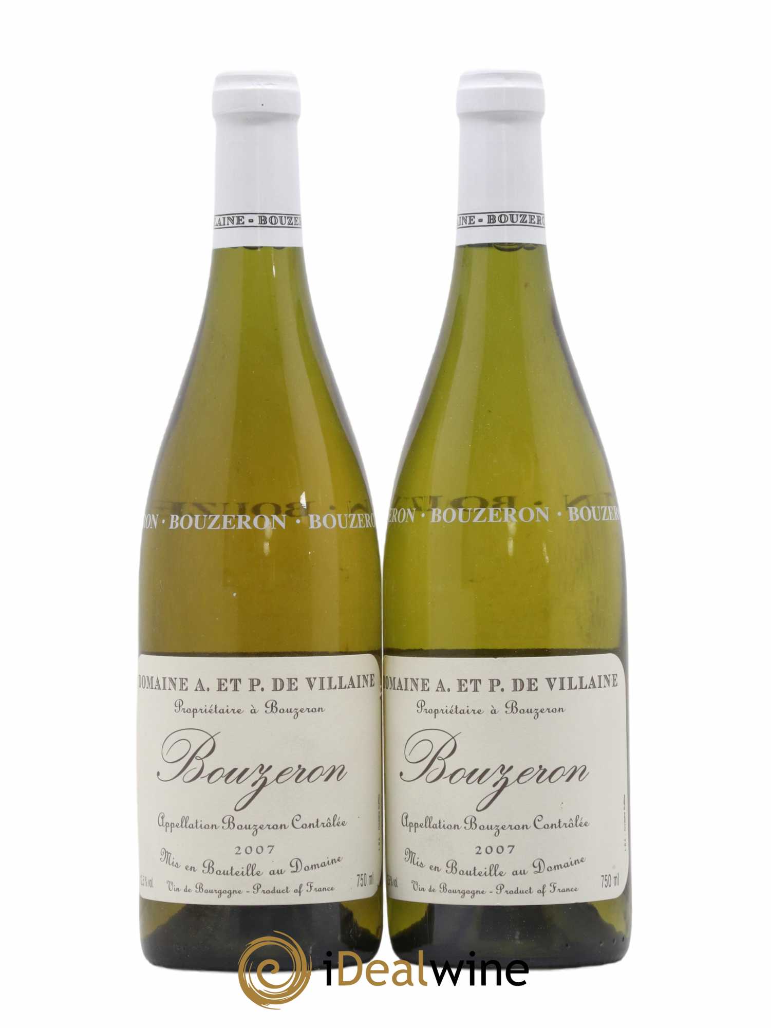 Bouzeron Domaine de Villaine 2007 - Lot de 2 bouteilles - 0