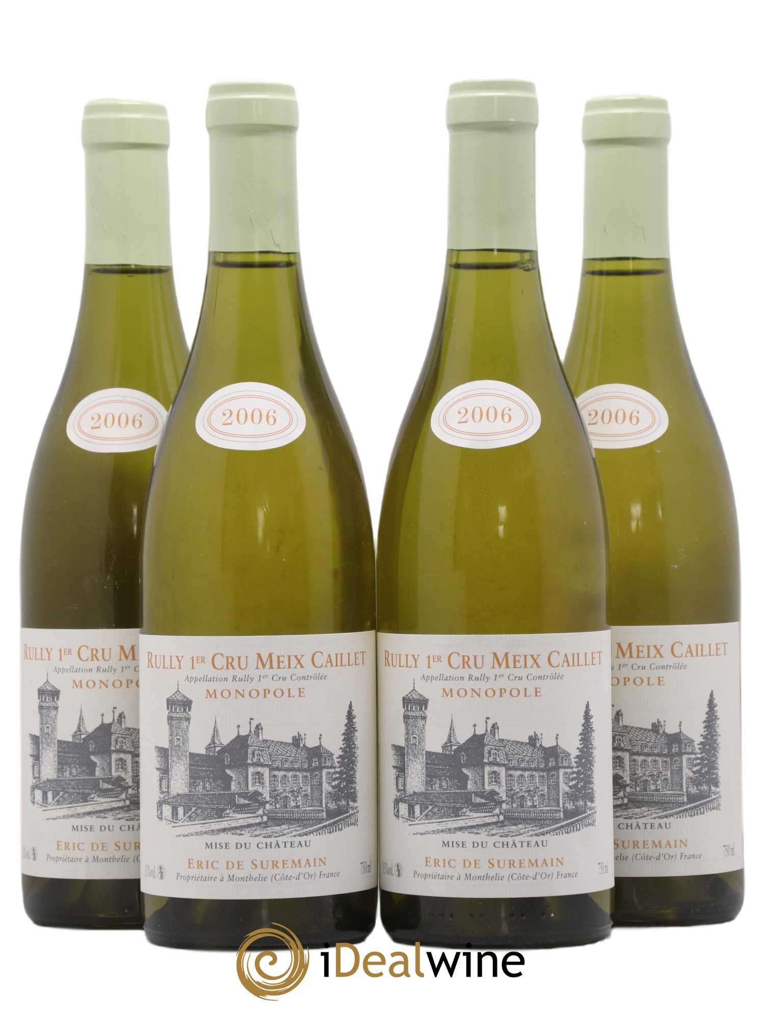 Rully 1er Cru Meix Caillet De Suremain 2006 - Lot de 4 bouteilles - 0