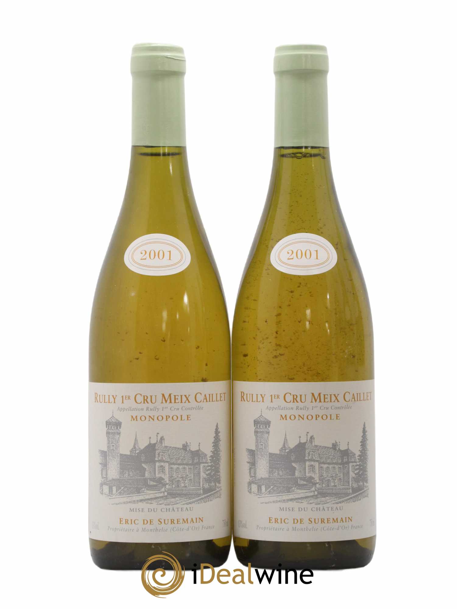 Rully 1er Cru Meix Caillet De Suremain (sans prix de réserve) 2001 - Lot de 2 bouteilles - 0