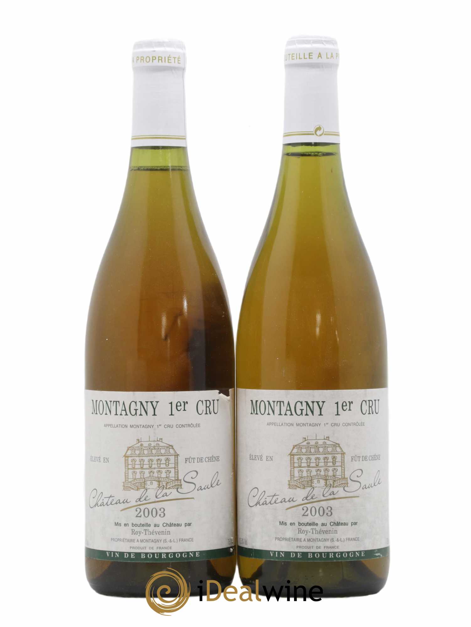 Montagny 1er Cru (senza prezzo di riserva) 2003 - Lotto di 2 bottiglie - 0