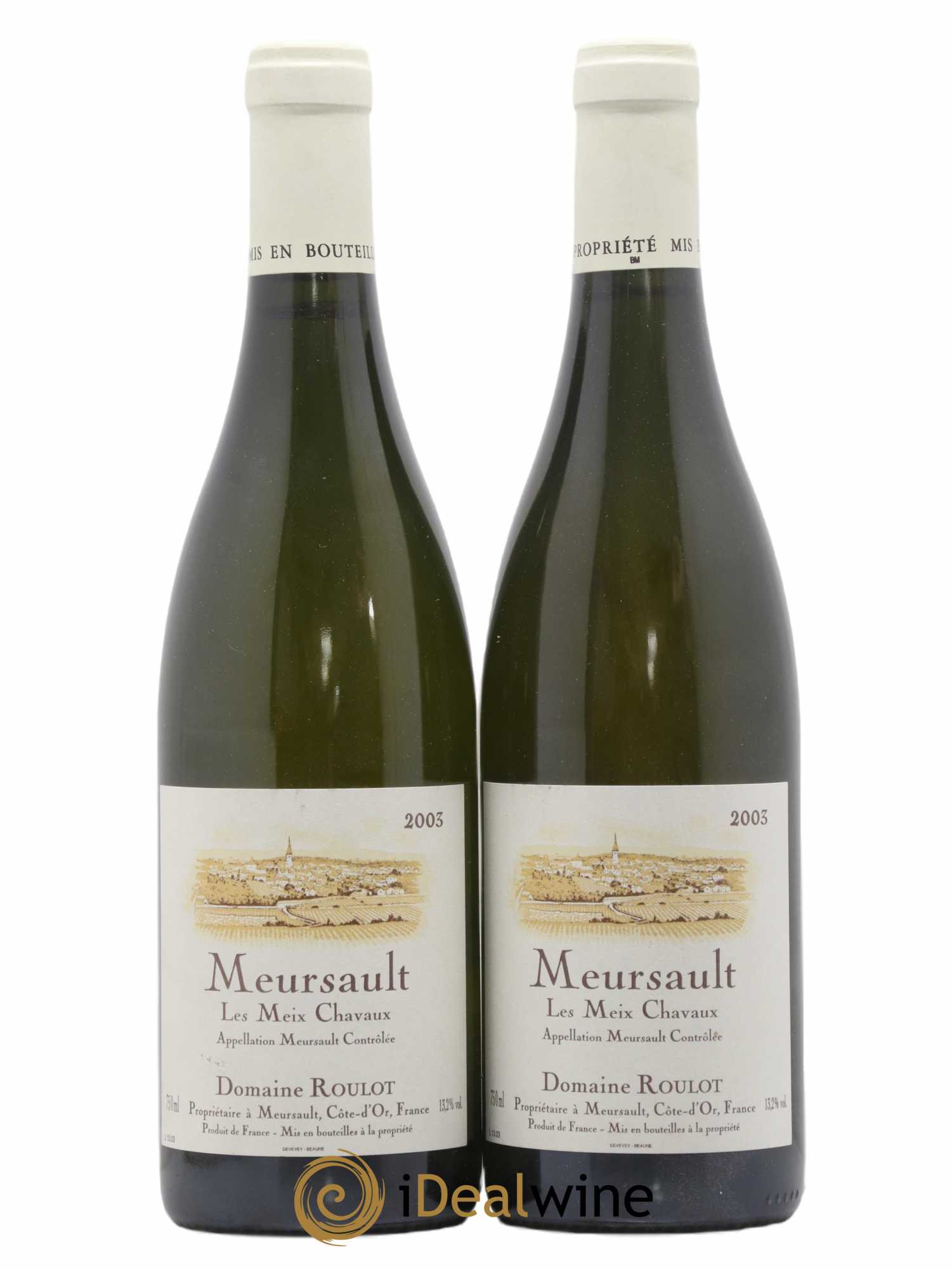 Meursault Meix Chavaux Roulot (Domaine) 2003 - Lot de 2 bouteilles - 0