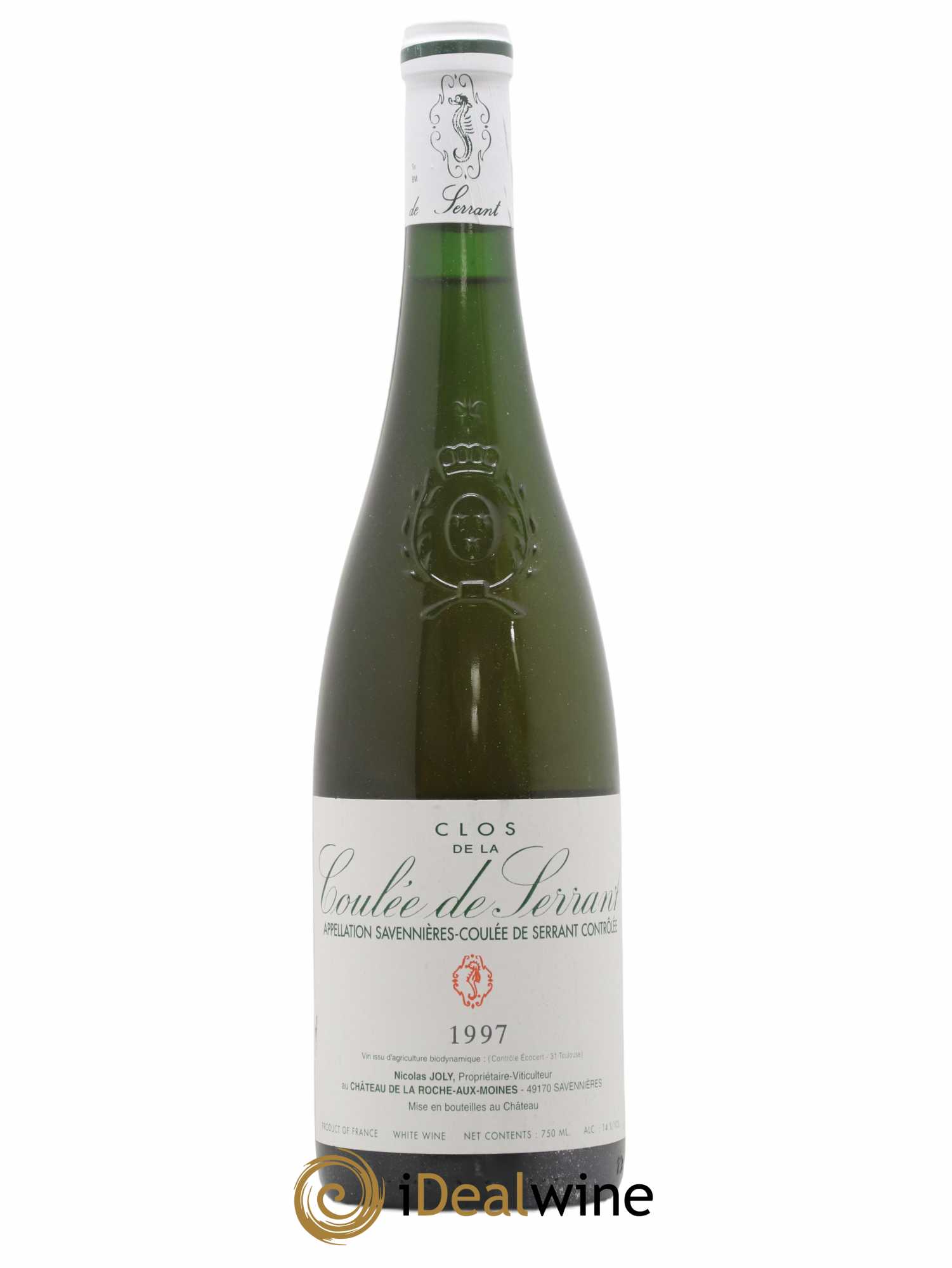Savennières Clos de la Coulée de Serrant Vignobles de la Coulée de Serrant - Nicolas Joly 1997 - Lot de 1 bouteille - 0