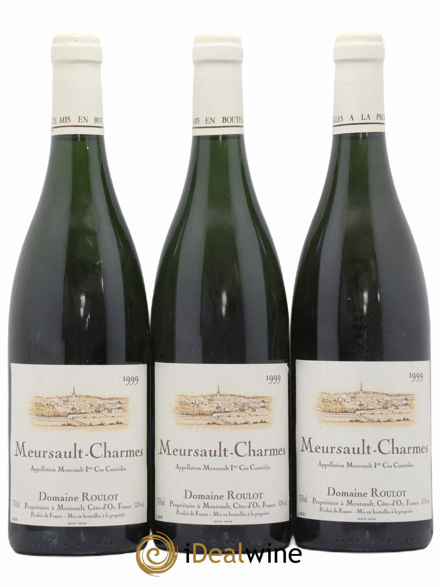 Meursault 1er Cru Charmes Roulot (Domaine) 1999 - Lot de 3 bouteilles - 0