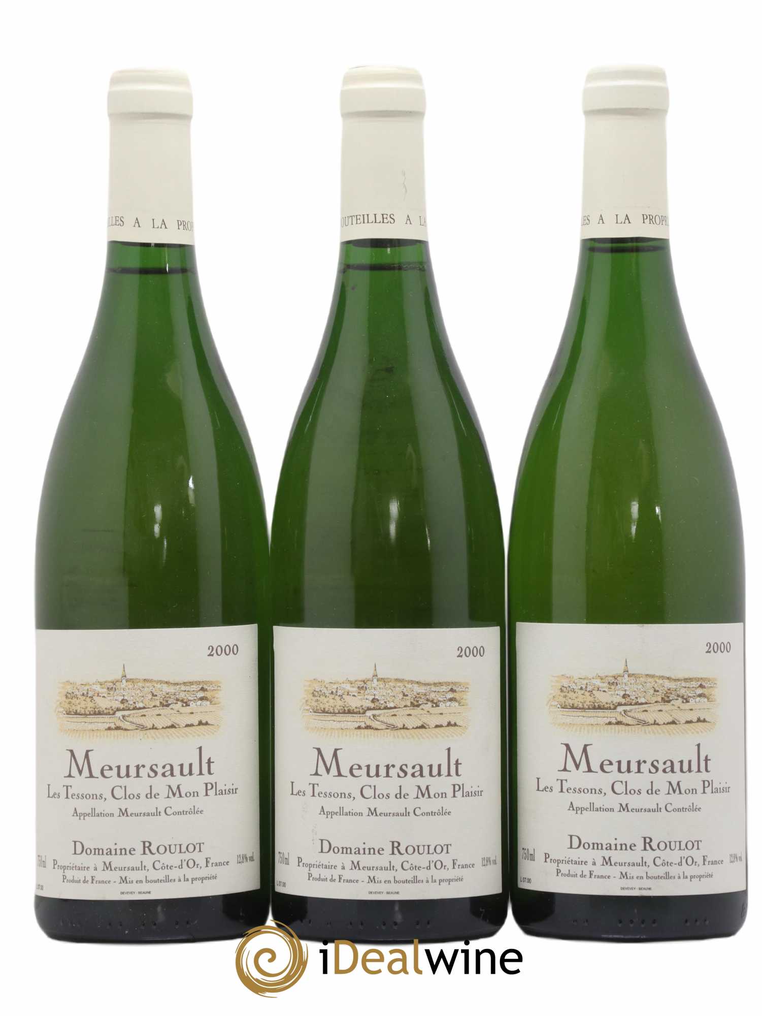 Meursault Les Tessons Clos de Mon plaisir Roulot (Domaine) 2000 - Lot de 3 bouteilles - 0