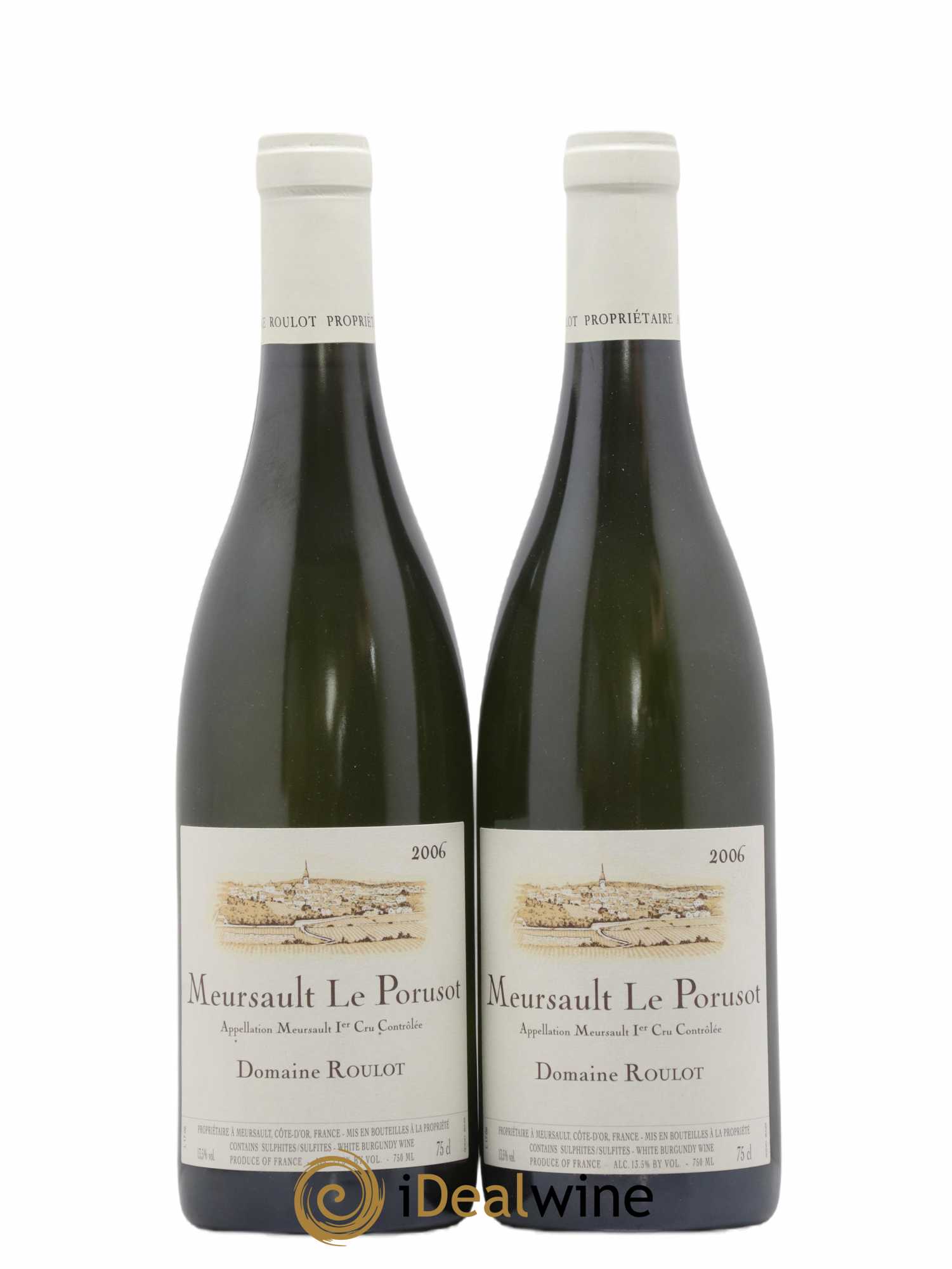 Meursault 1er Cru Le Porusot Roulot (Domaine) 2006 - Lot de 2 bouteilles - 0