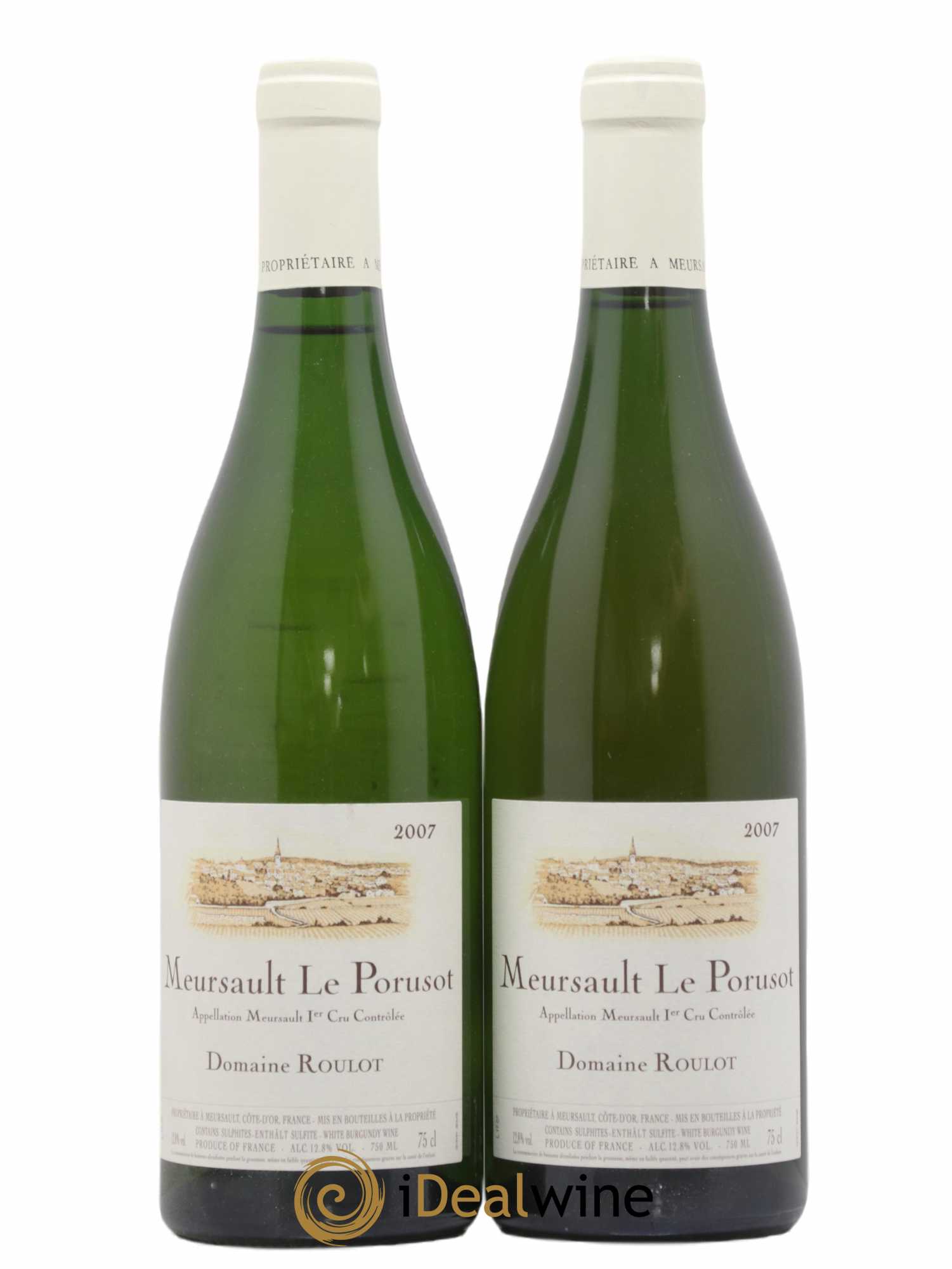 Meursault 1er Cru Le Porusot Roulot (Domaine) 2007 - Lot de 2 bouteilles - 0