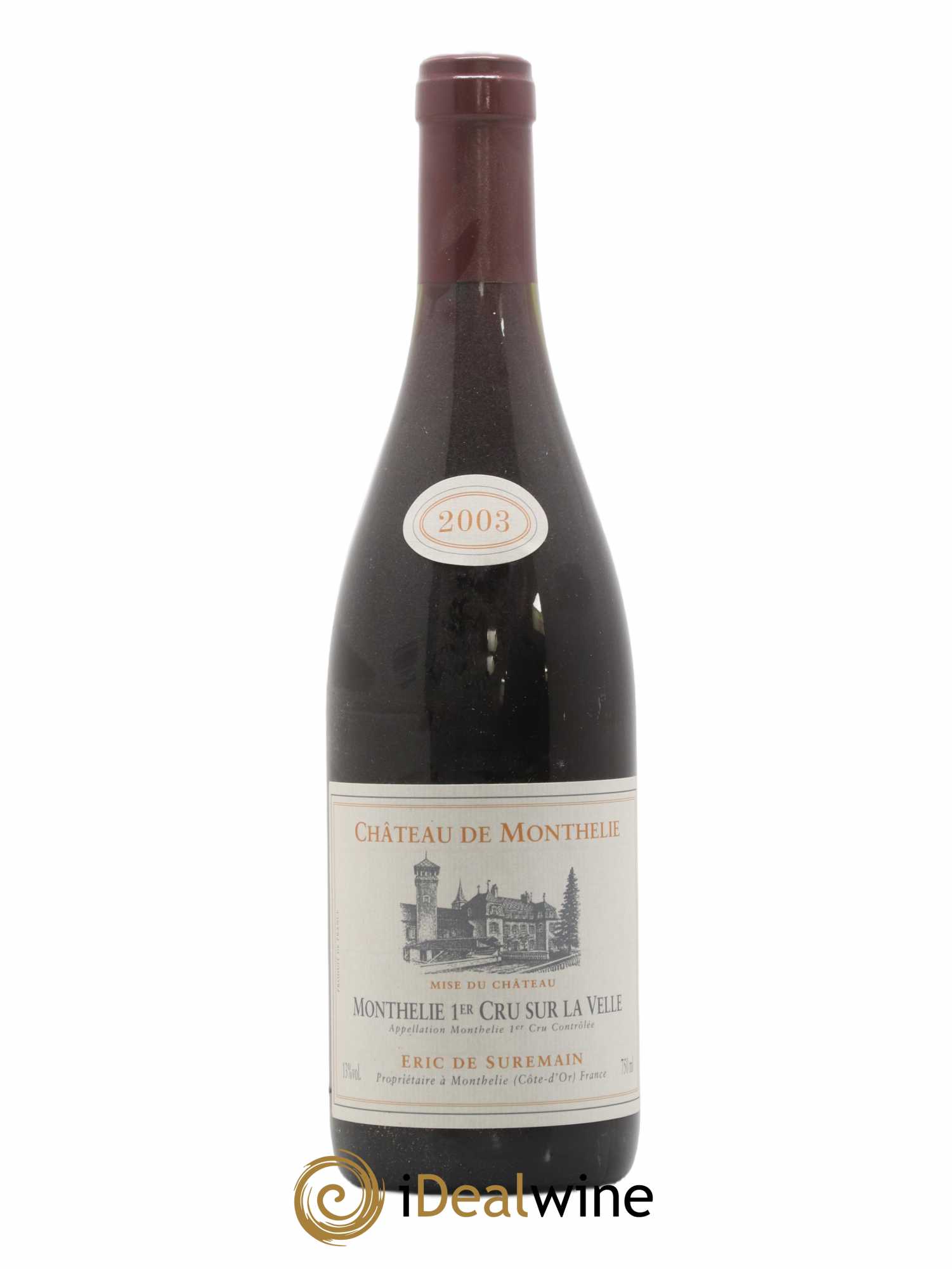 Monthélie 1er Cru Sur La Velle Château De Monthélie De Suremain 2003 - Lot de 1 bouteille - 0