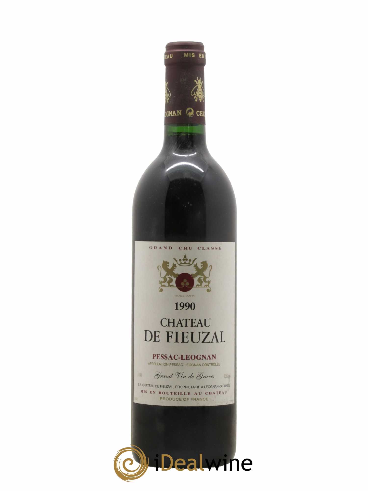 Château de Fieuzal Cru Classé de Graves 1990 - Lot de 1 bouteille - 0