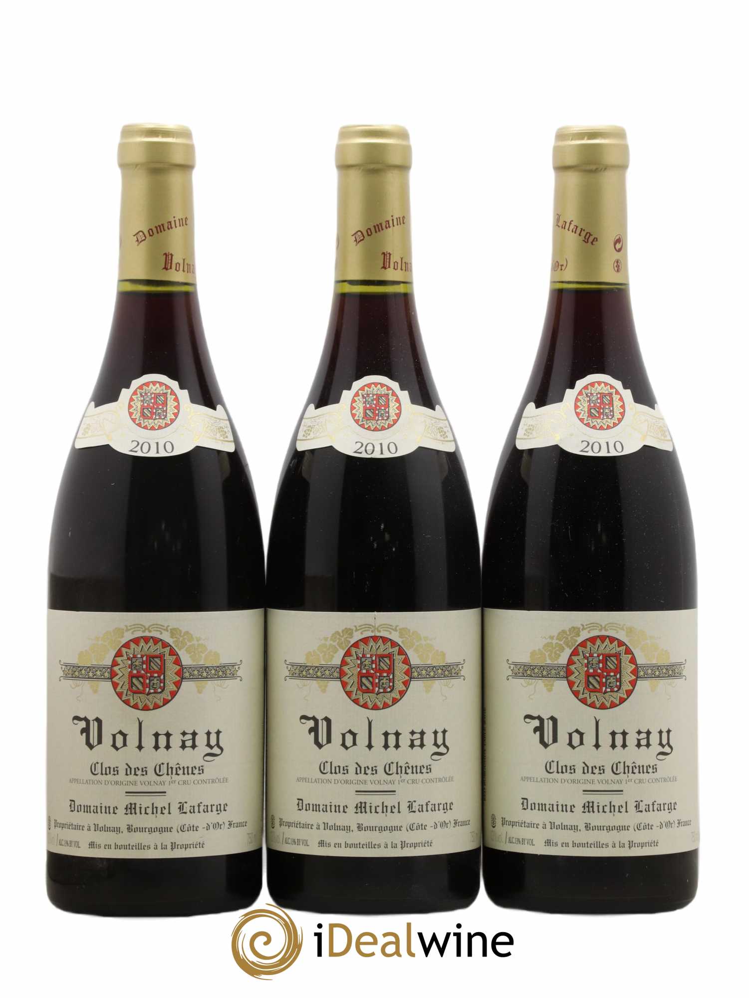 Volnay 1er Cru Clos des Chênes Lafarge (Domaine) 2010 - Lot de 3 bouteilles - 0