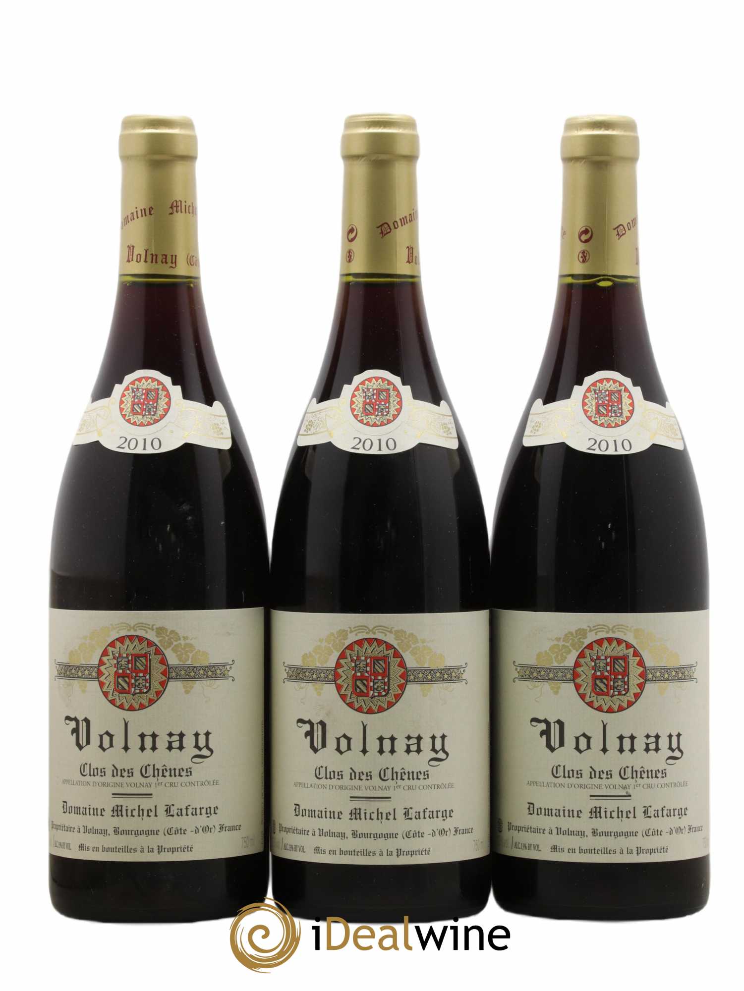 Volnay 1er Cru Clos des Chênes Lafarge (Domaine) 2010 - Lot de 3 bouteilles - 0