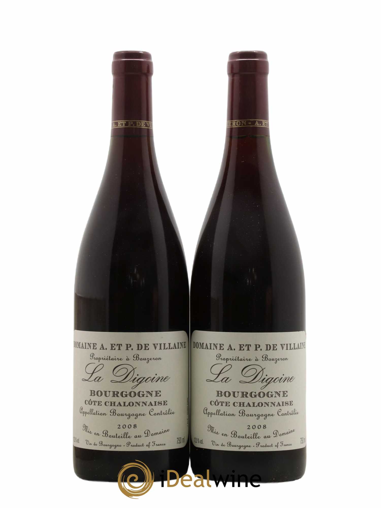Bourgogne La Digoine Domaine de Villaine 2008 - Lot de 2 bouteilles - 0