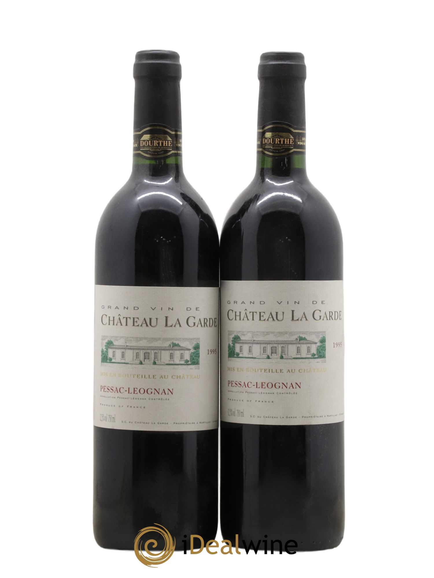 Château la Garde (sans prix de réserve) 1995 - Lot de 2 bouteilles - 0