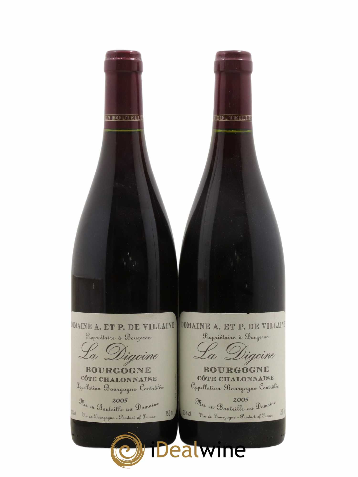 Bourgogne La Digoine Domaine de Villaine 2005 - Lot de 2 bouteilles - 0