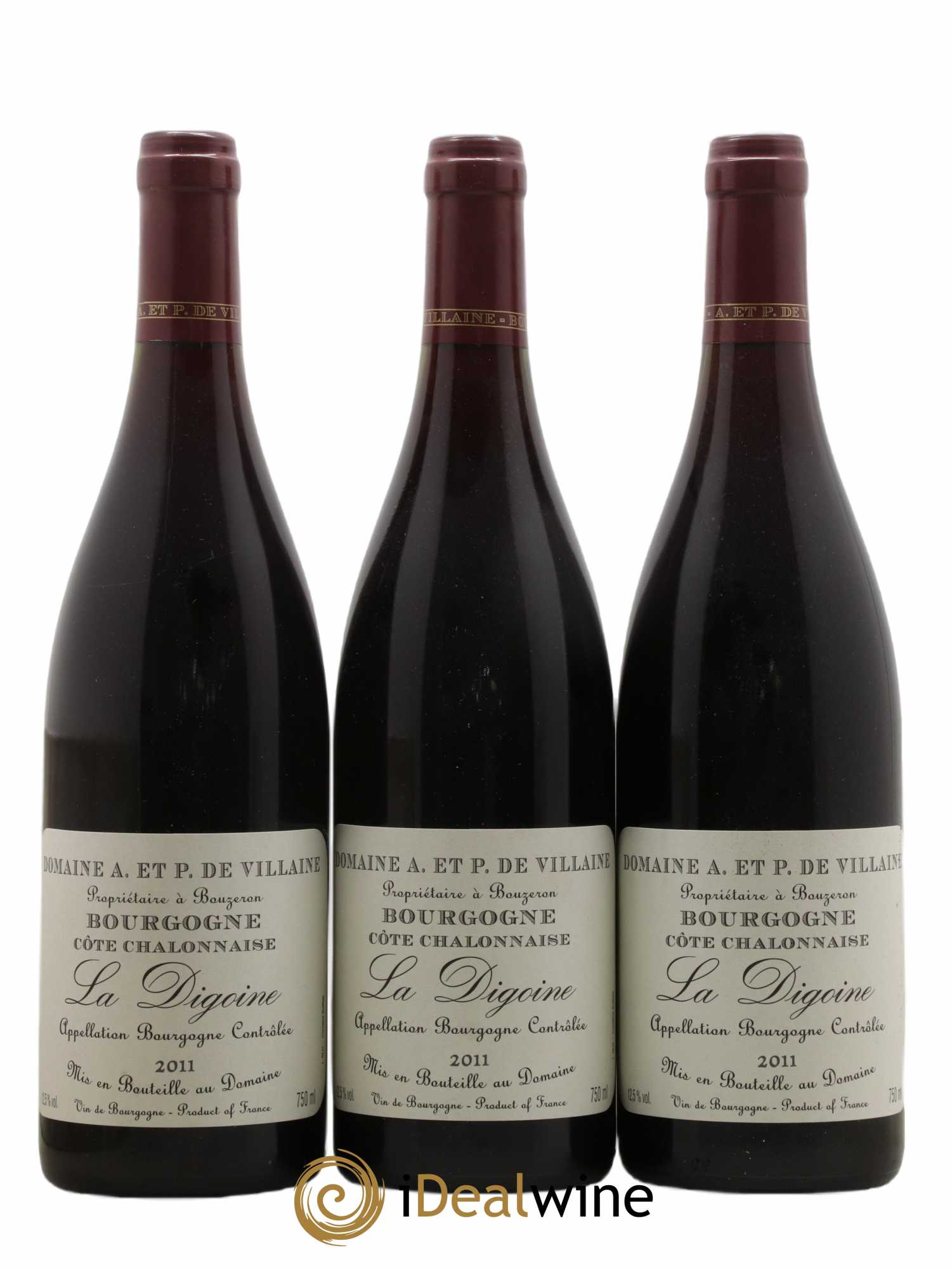 Bourgogne La Digoine Domaine de Villaine 2011 - Lot de 3 bouteilles - 0