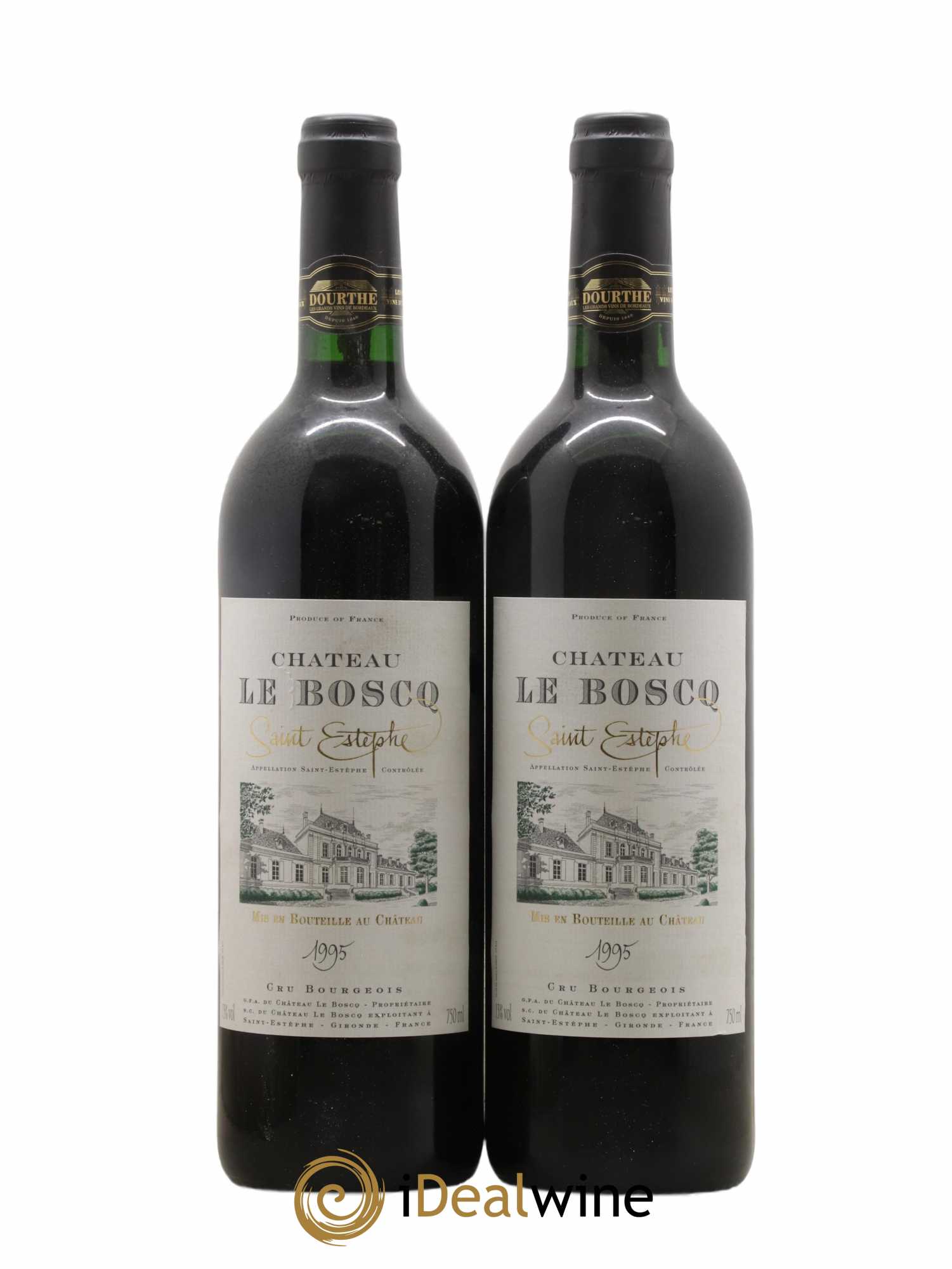 Château le Boscq Cru Bourgeois (sans prix de réserve) 1995 - Lot de 2 bouteilles - 0