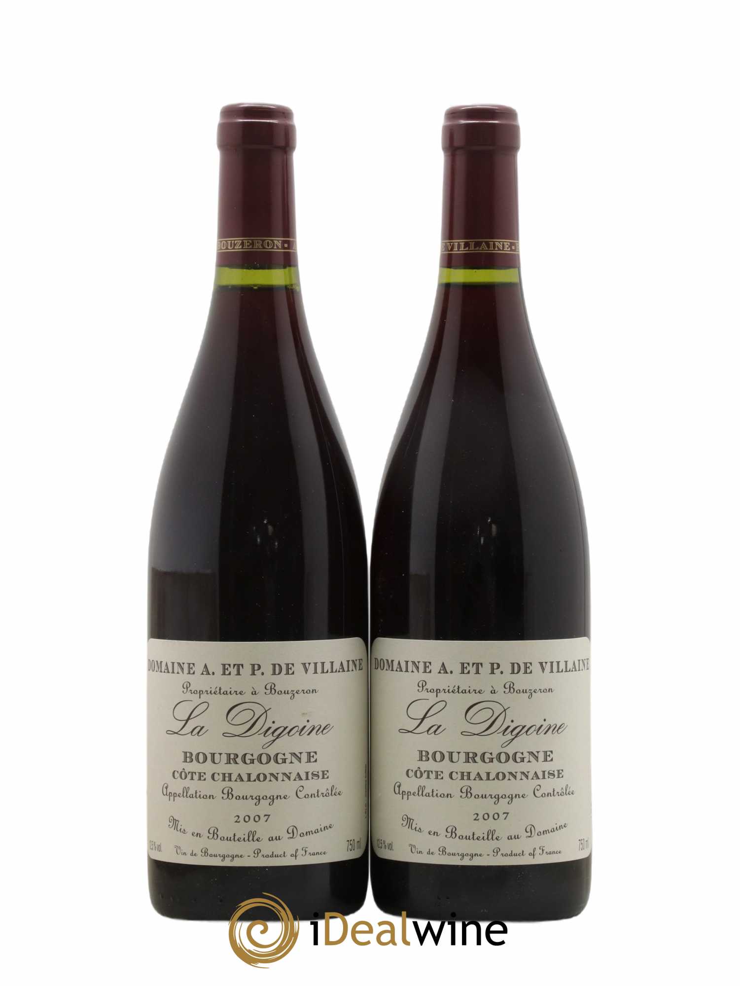 Bourgogne La Digoine Domaine de Villaine 2007 - Lot de 2 bouteilles - 0
