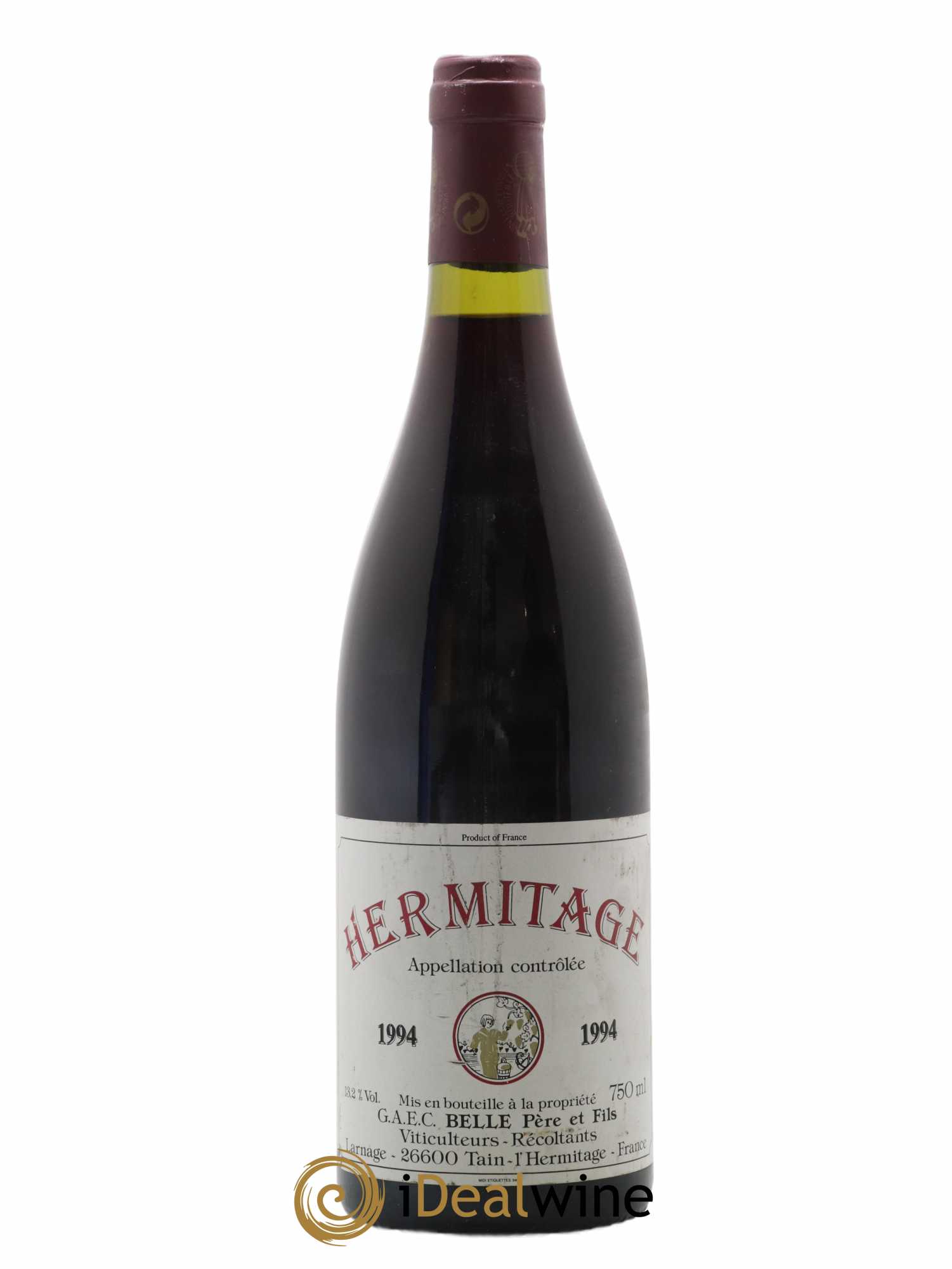 Hermitage Domaine Belle 1994 - Lot de 1 bouteille - 0