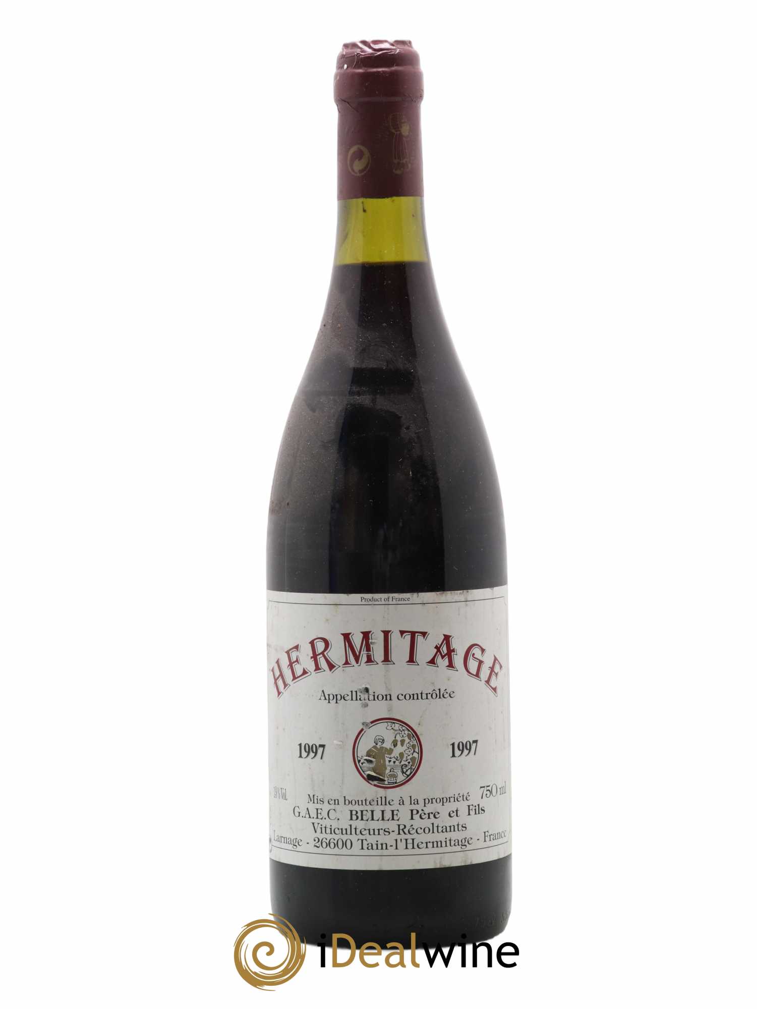 Hermitage Domaine Belle 1997 - Lot de 1 bouteille - 0