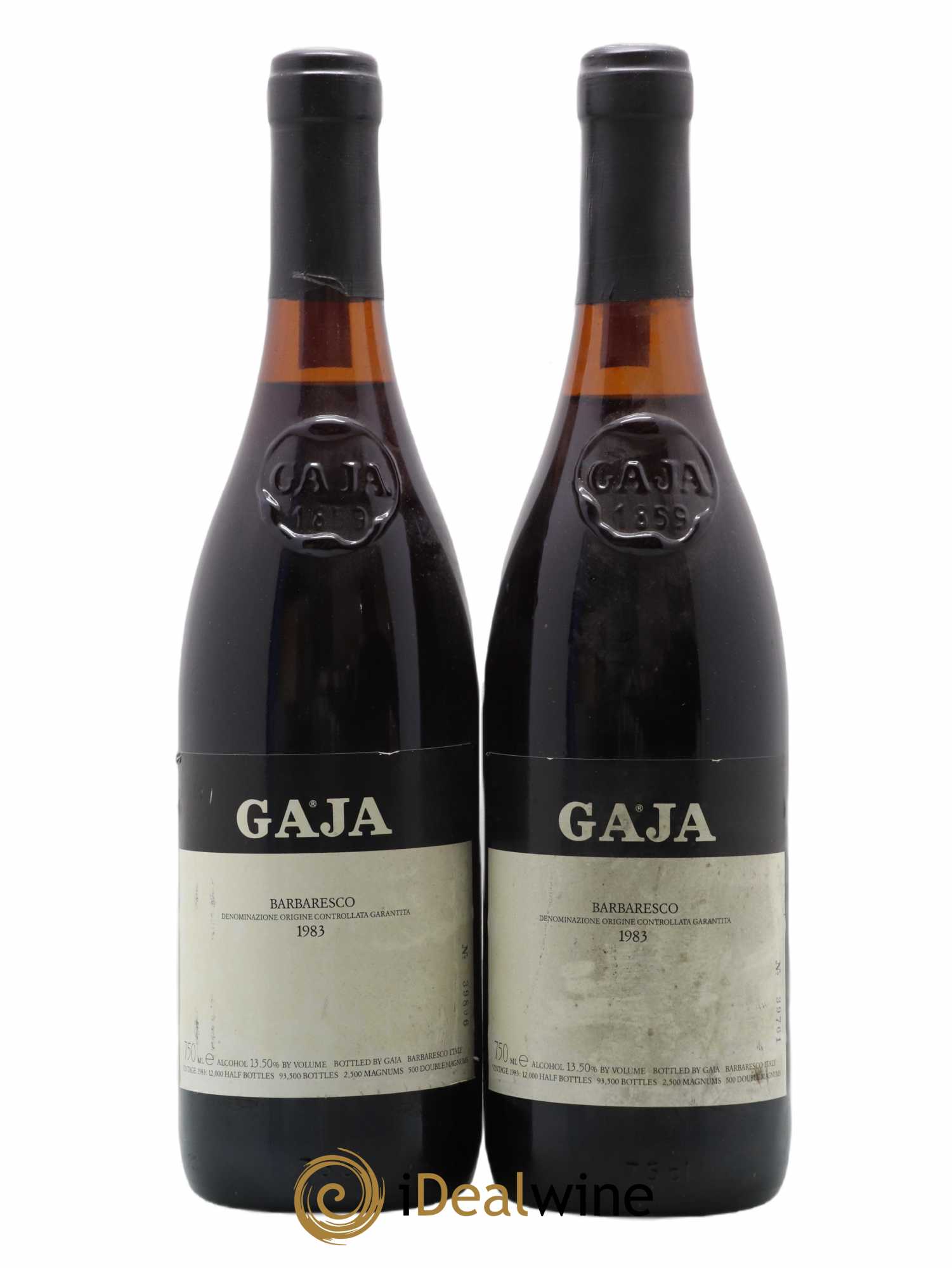 Barbaresco DOCG Angelo Gaja 1983 - Lot de 2 bouteilles - 0