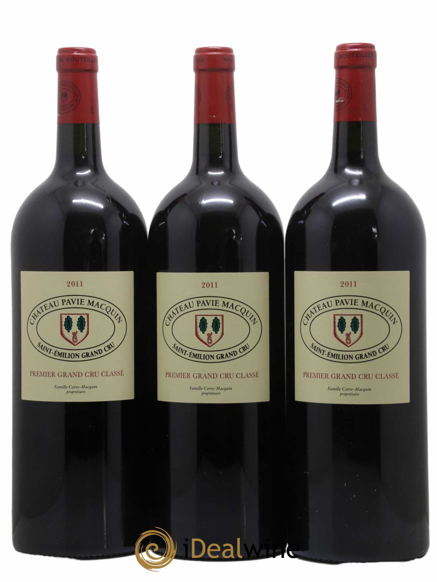 Château Pavie Macquin 1er Grand Cru Classé B 2011 - Lot de 3 magnums - 0