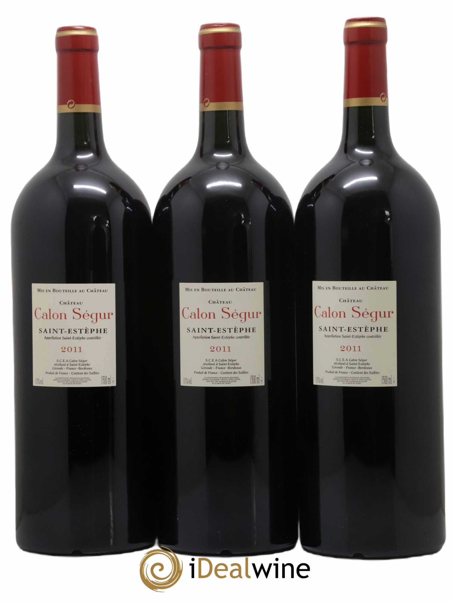 Château Calon Ségur 3ème Grand Cru Classé 2011 - Lot de 3 magnums - 1