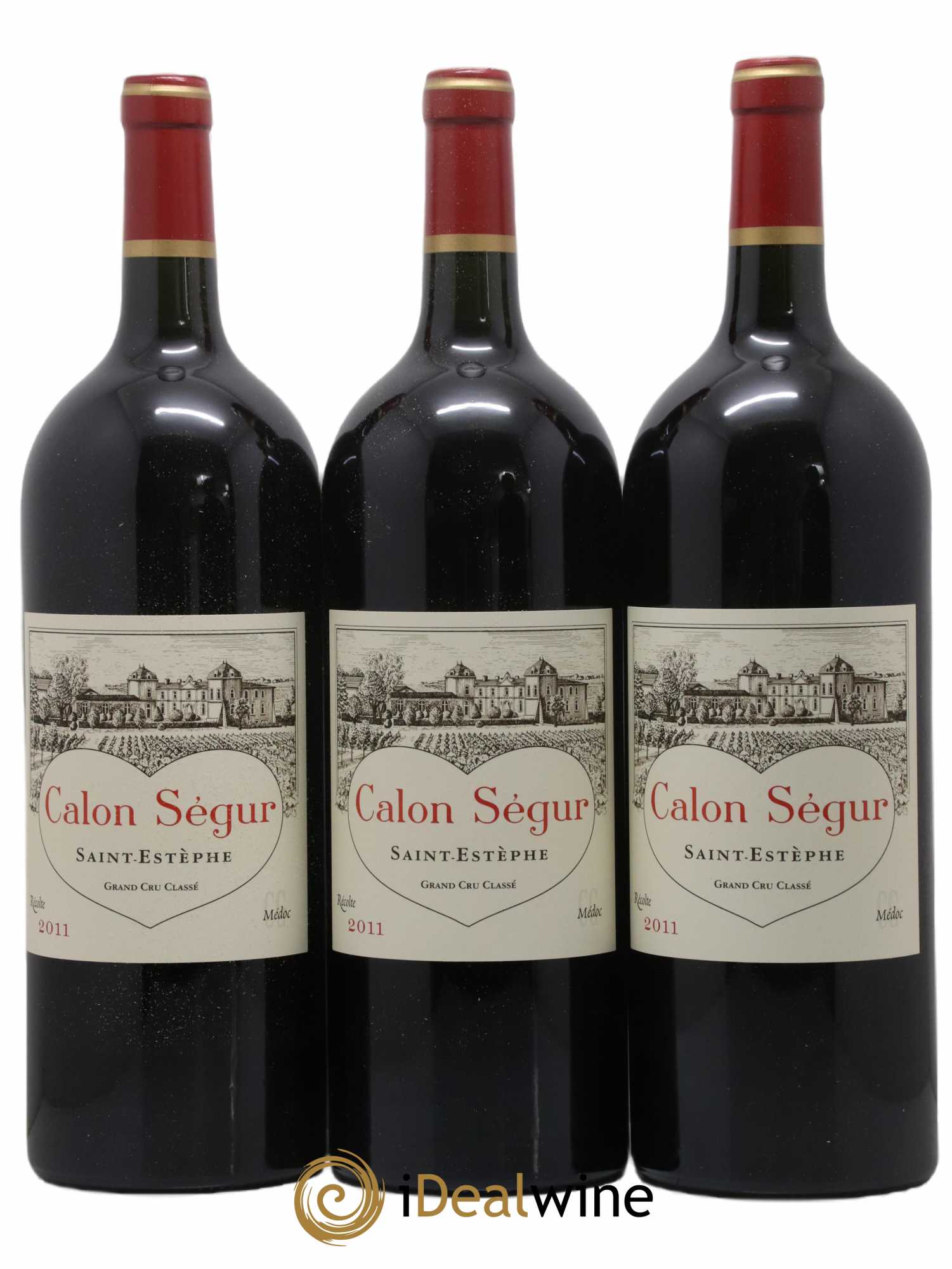 Château Calon Ségur 3ème Grand Cru Classé 2011 - Lot de 3 magnums - 0