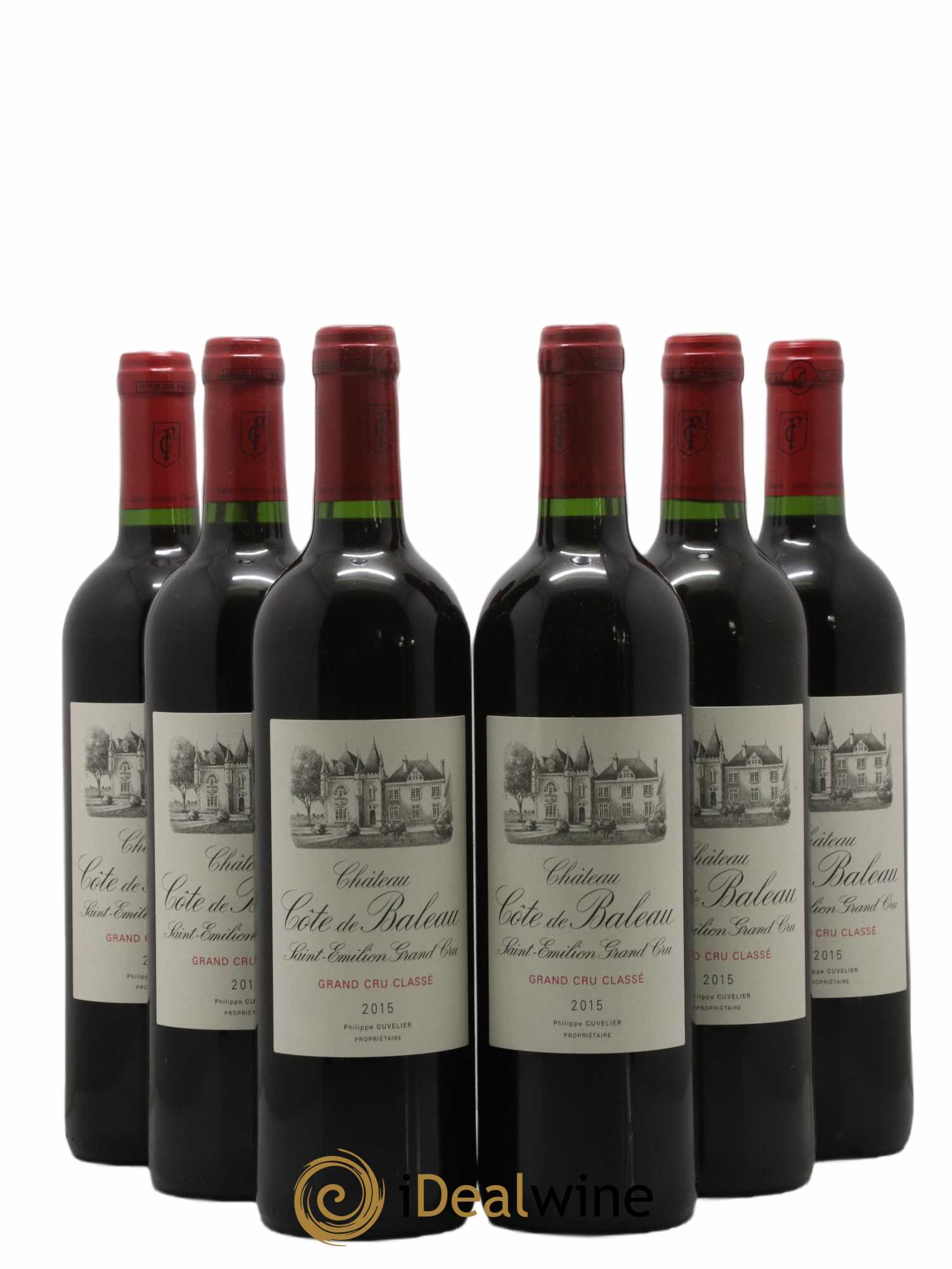 Château Côte de Baleau Grand Cru Classé 2015 - Lot de 6 bouteilles - 0