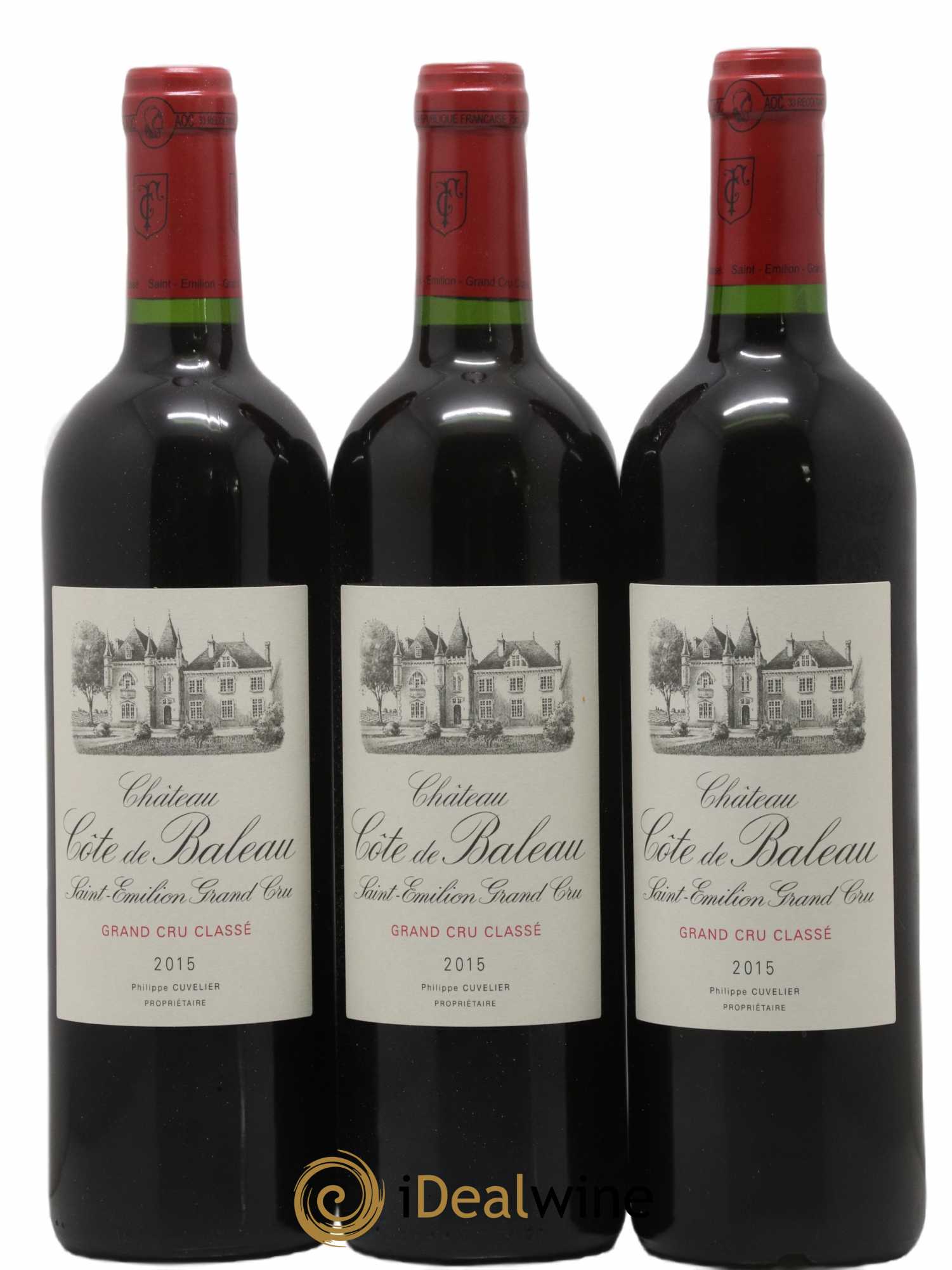 Château Côte de Baleau Grand Cru Classé 2015 - Lot de 6 bouteilles - 2