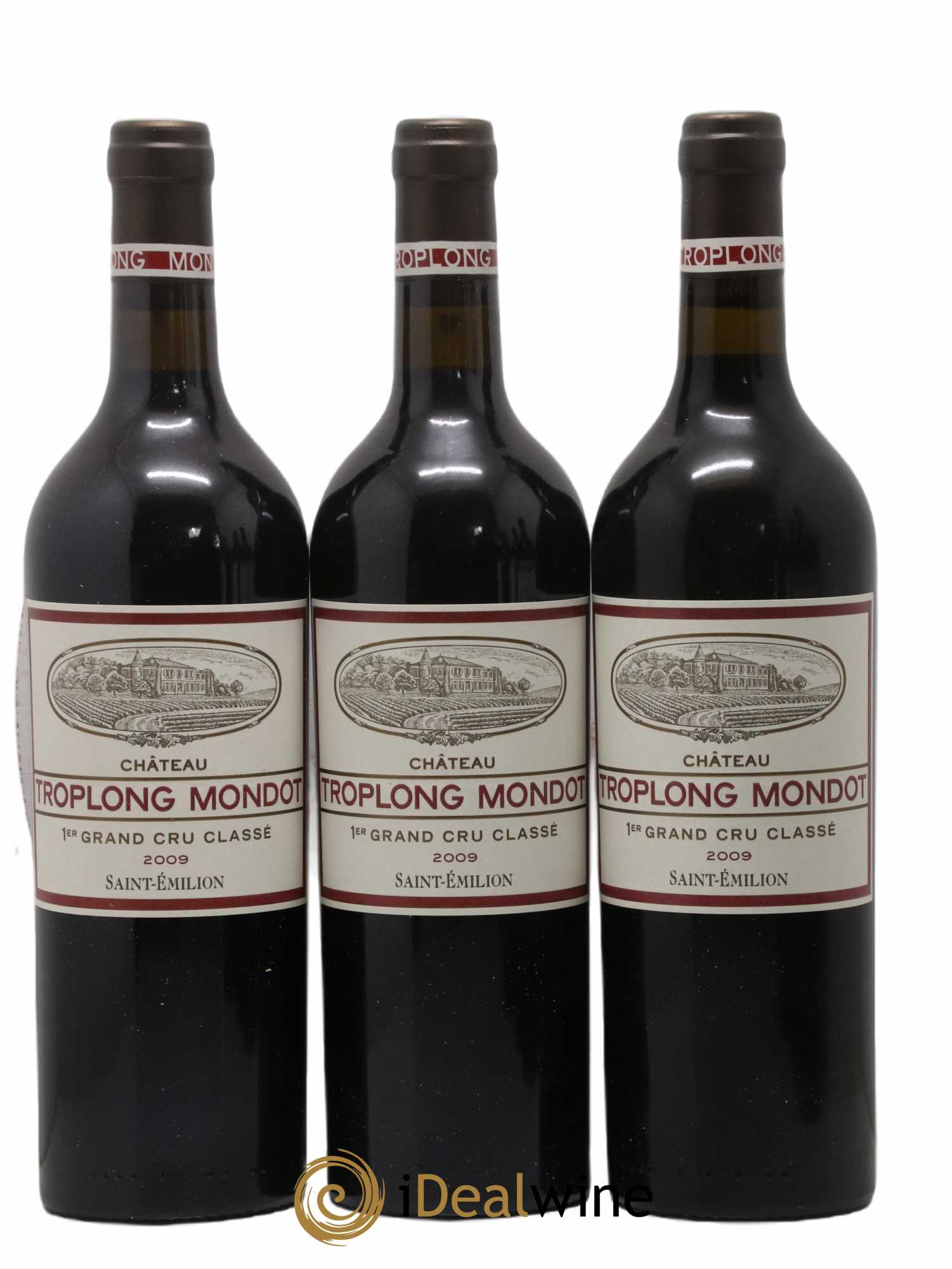 Château Troplong Mondot 1er Grand Cru Classé B 2009 - Lot de 6 bouteilles - 1