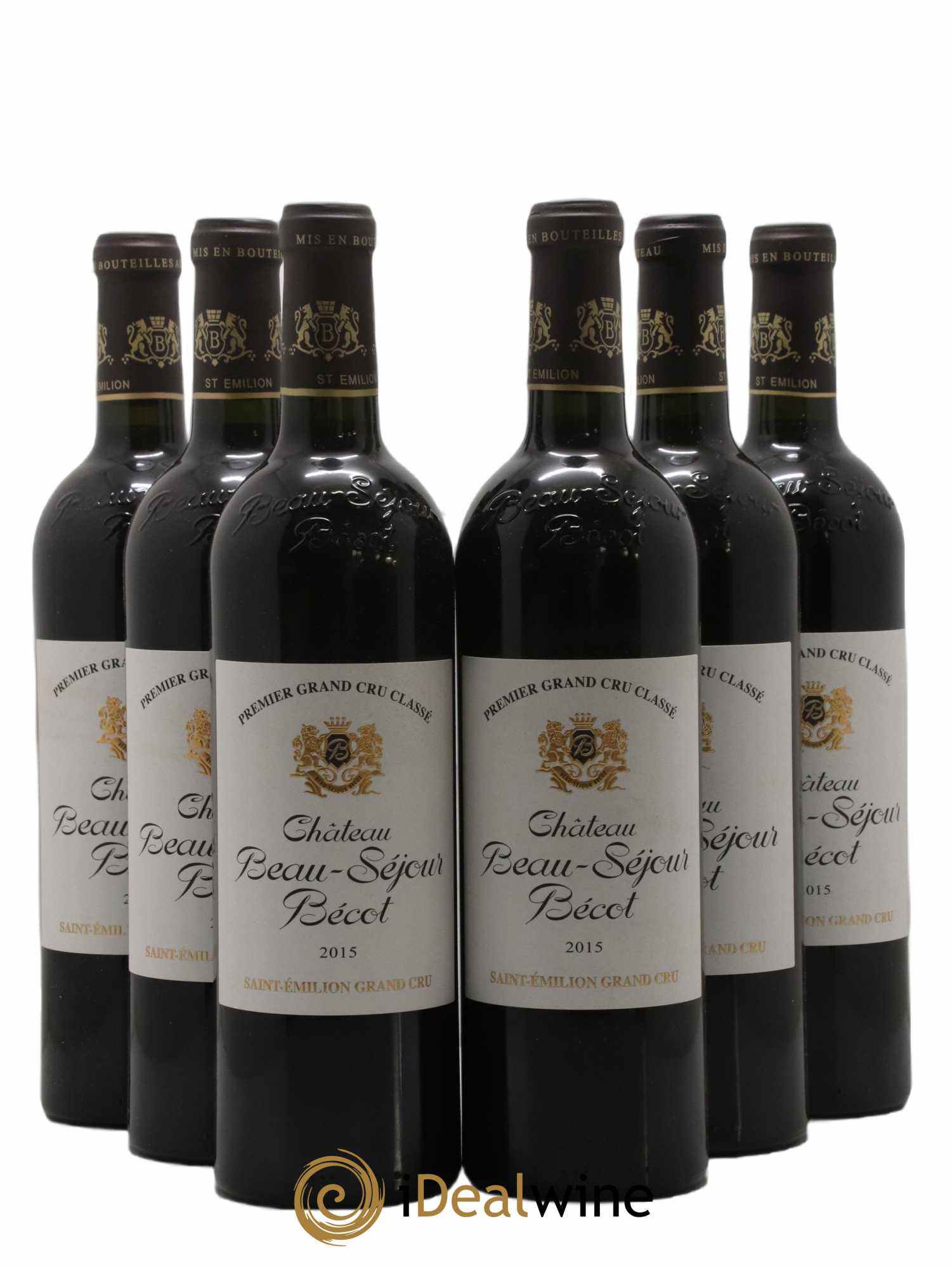 Château Beau-Séjour Bécot 1er Grand Cru Classé B 2015 - Lot de 6 bouteilles - 0