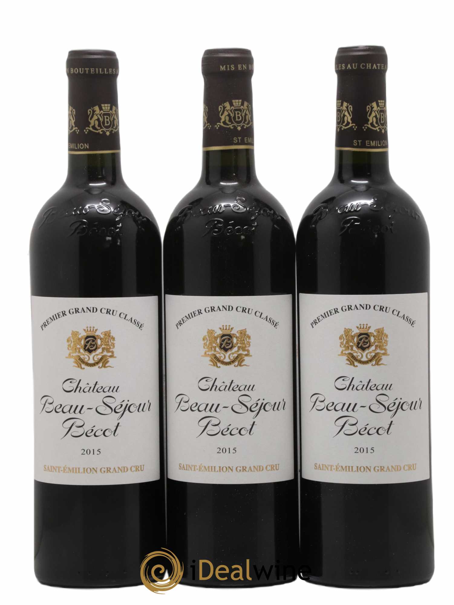 Château Beau-Séjour Bécot 1er Grand Cru Classé B 2015 - Lot of 6 bottles - 2