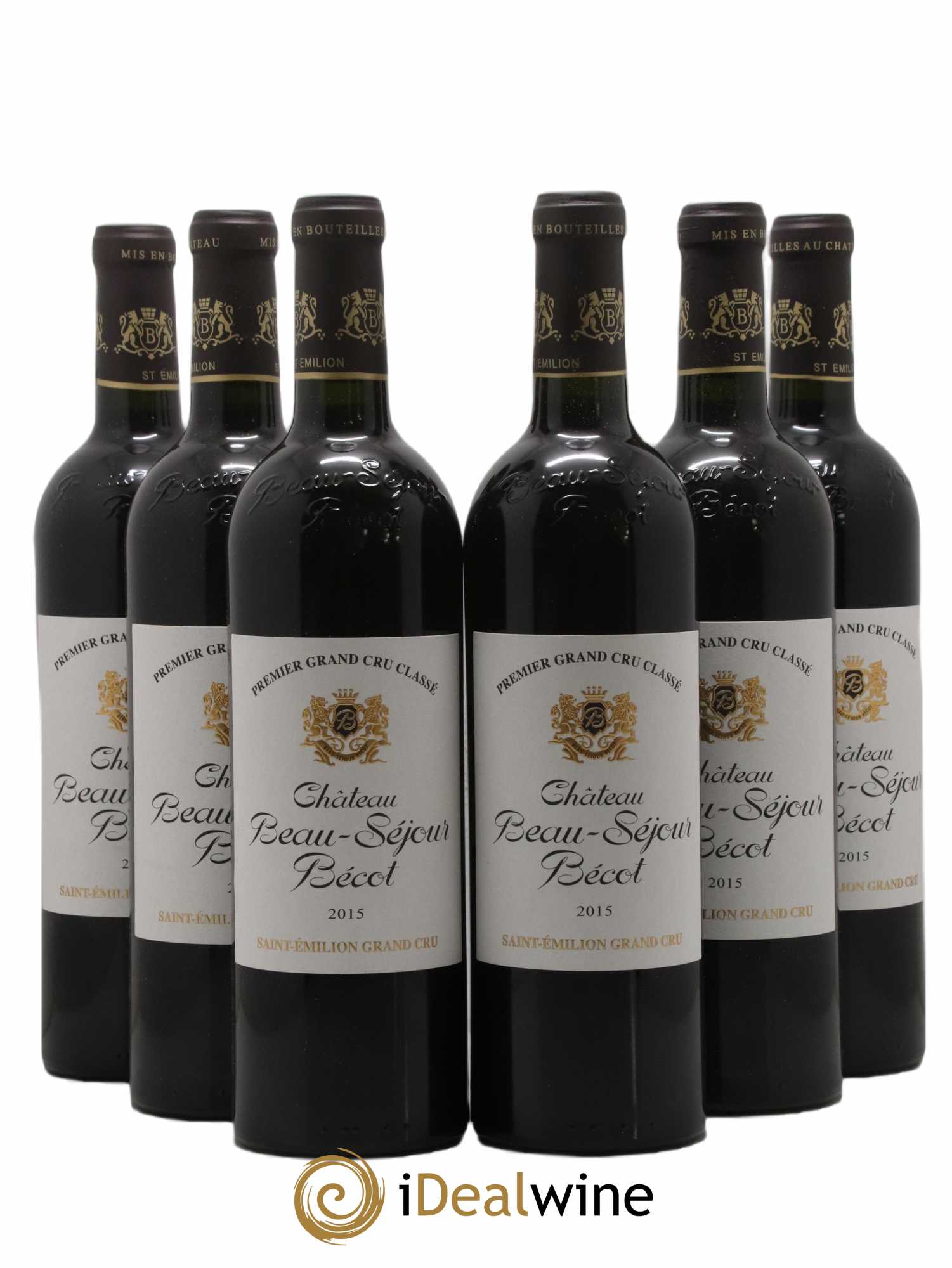 Château Beau-Séjour Bécot 1er Grand Cru Classé B 2015 - Lot of 6 bottles - 0
