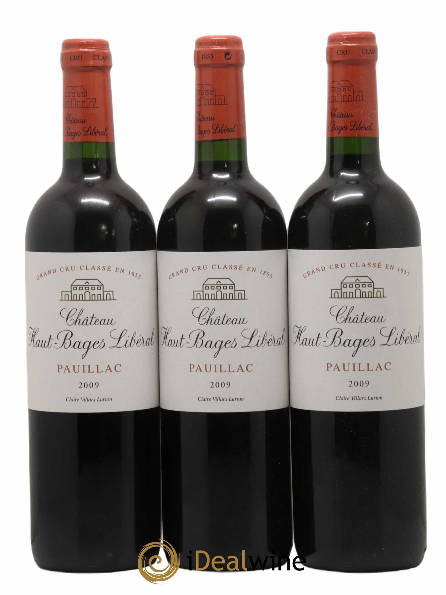 Château Haut Bages Libéral 5ème Grand Cru Classé 2009 - Lot de 12 bouteilles - 1