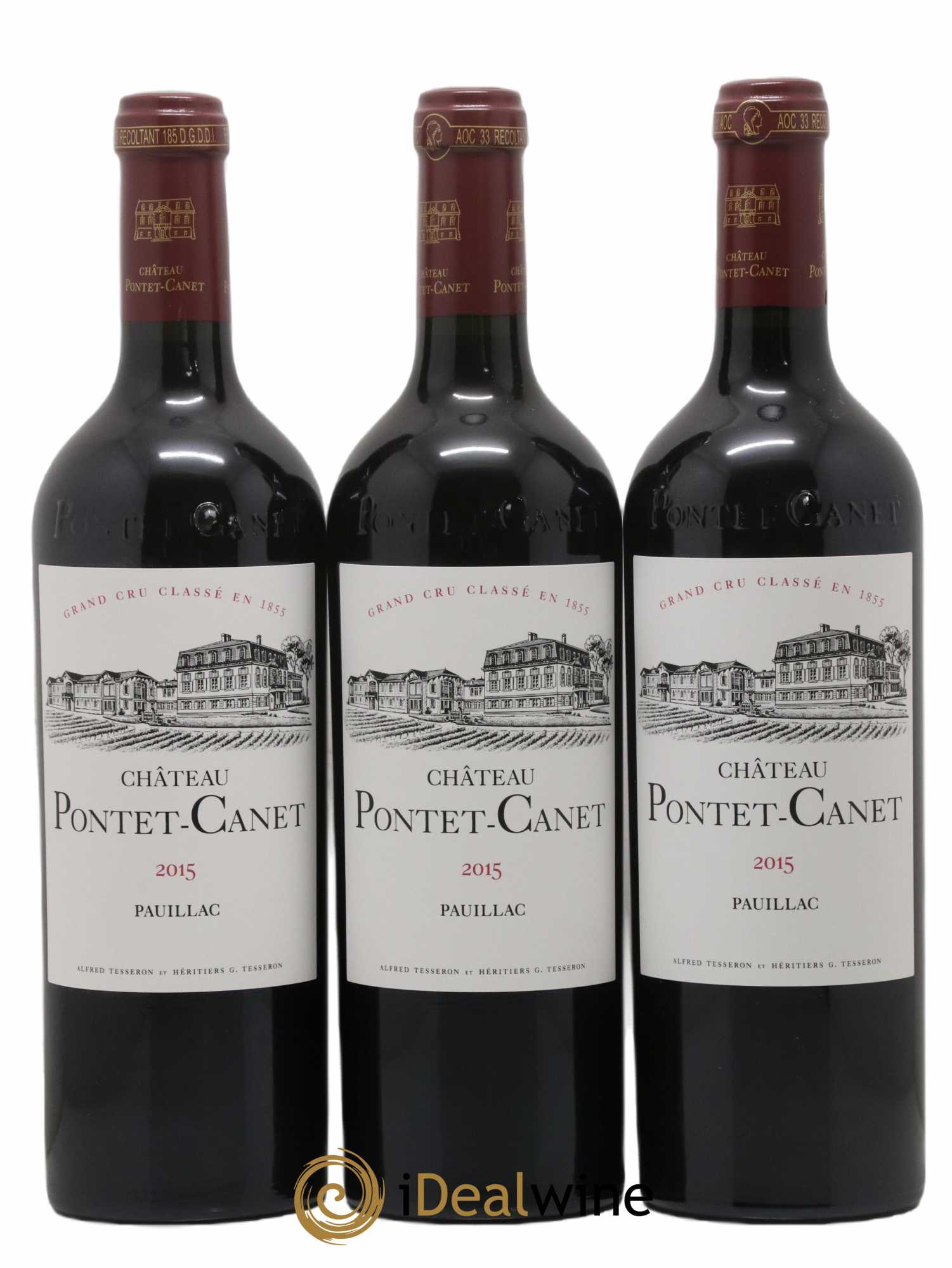 Château Pontet Canet 5ème Grand Cru Classé 2015 - Lot de 6 bouteilles - 2
