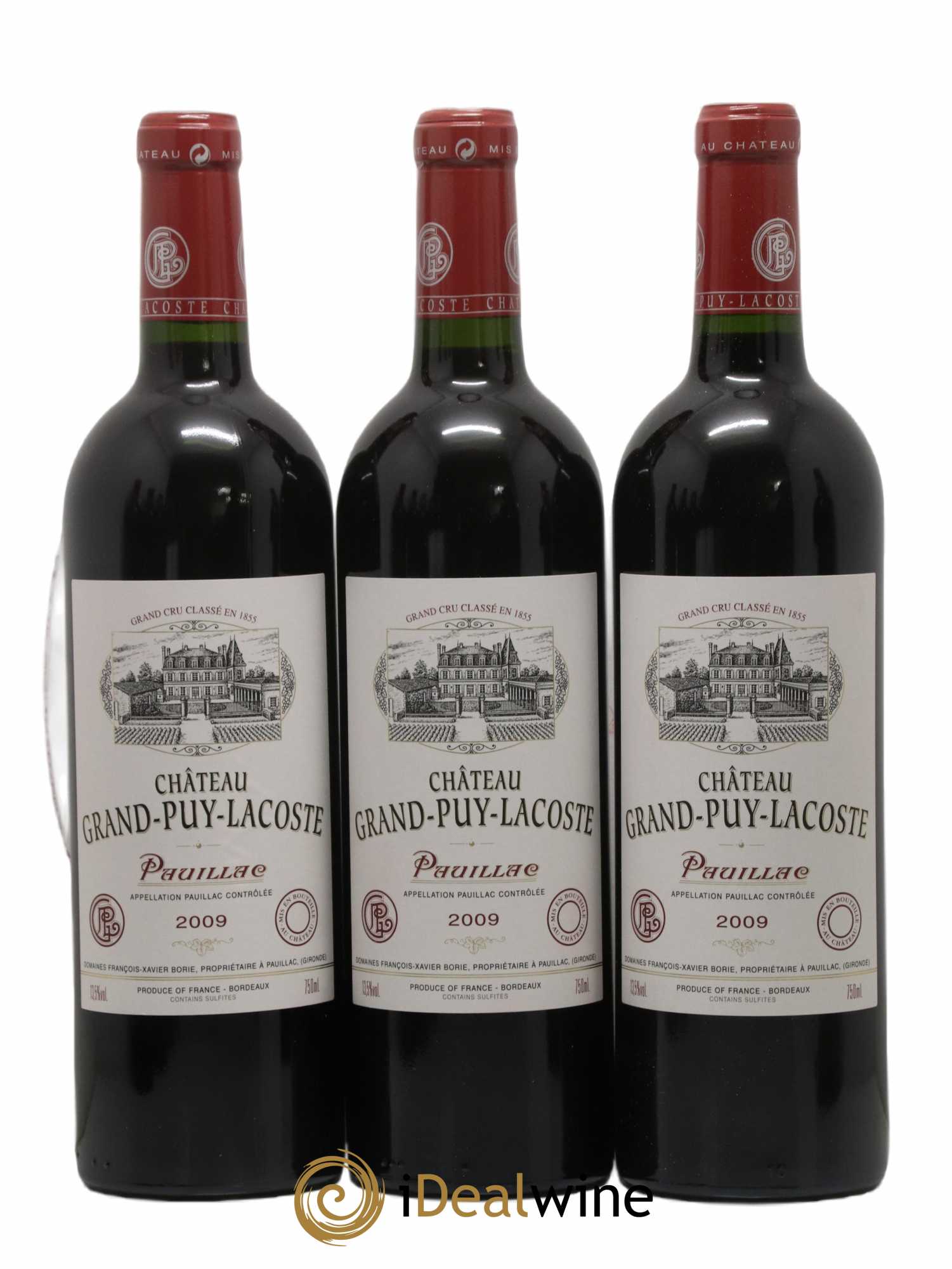 Château Grand Puy Lacoste 5ème Grand Cru Classé 2009 - Lot de 12 bouteilles - 2