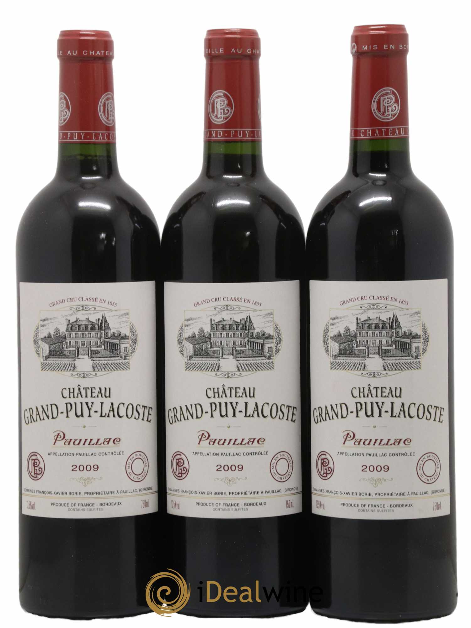 Château Grand Puy Lacoste 5ème Grand Cru Classé 2009 - Lot de 12 bouteilles - 4
