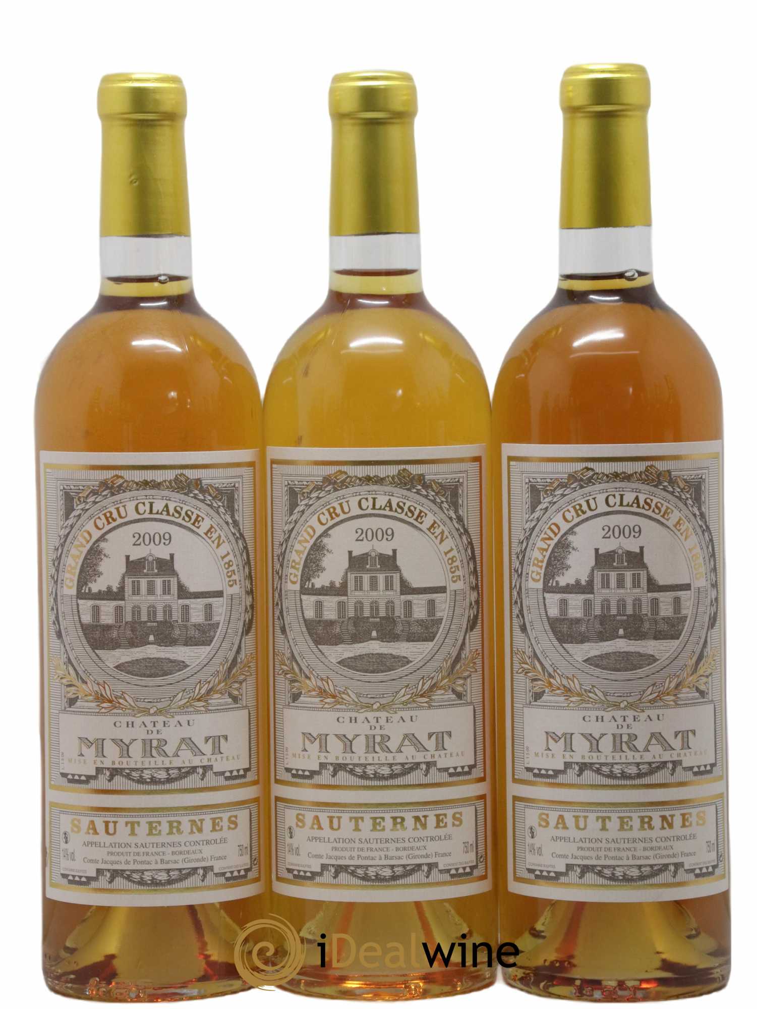 Château de Myrat 2ème Grand Cru Classé 2009 - Lotto di 12 bottiglie - 1