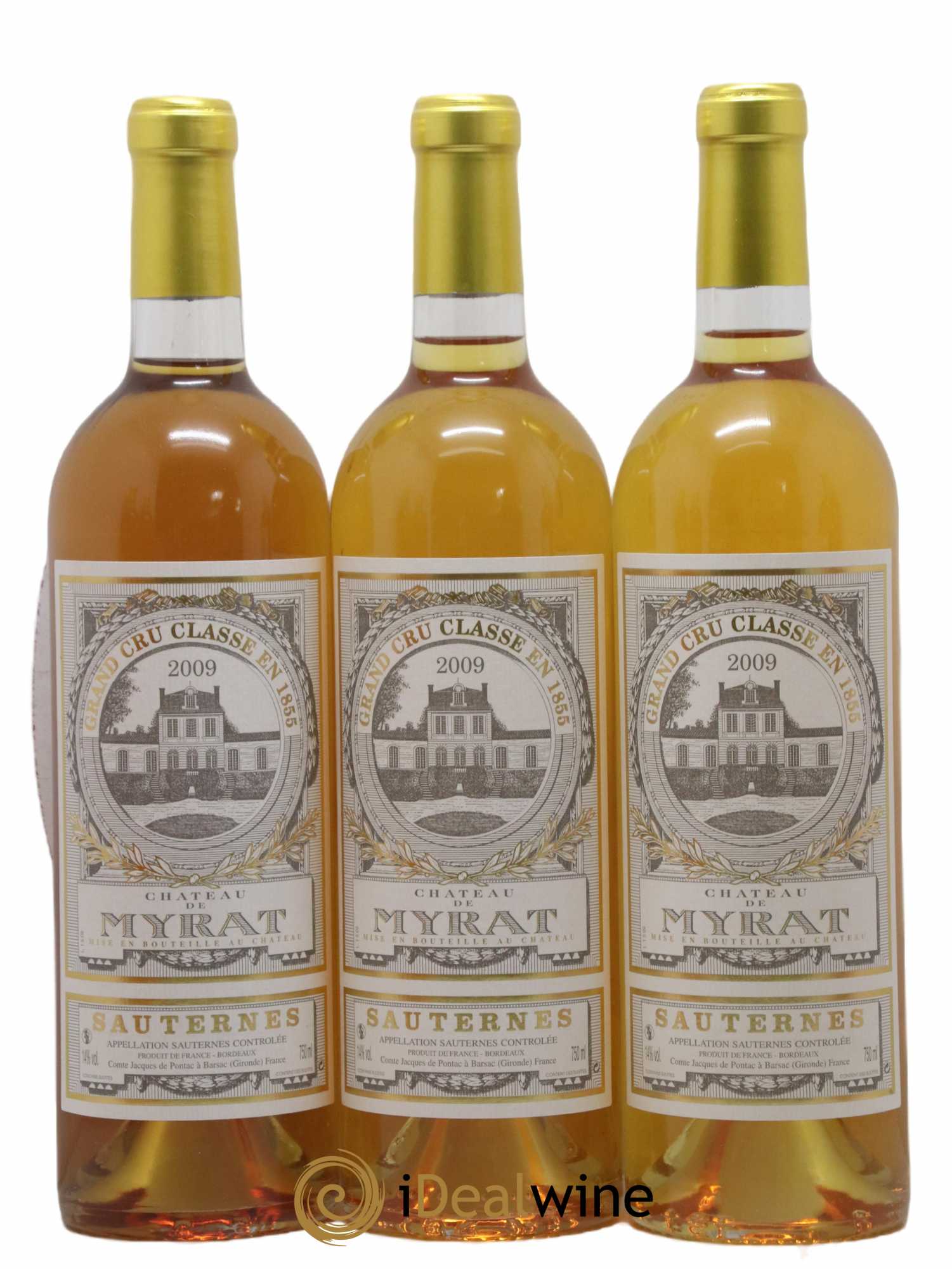 Château de Myrat 2ème Grand Cru Classé 2009 - Lotto di 12 bottiglie - 3