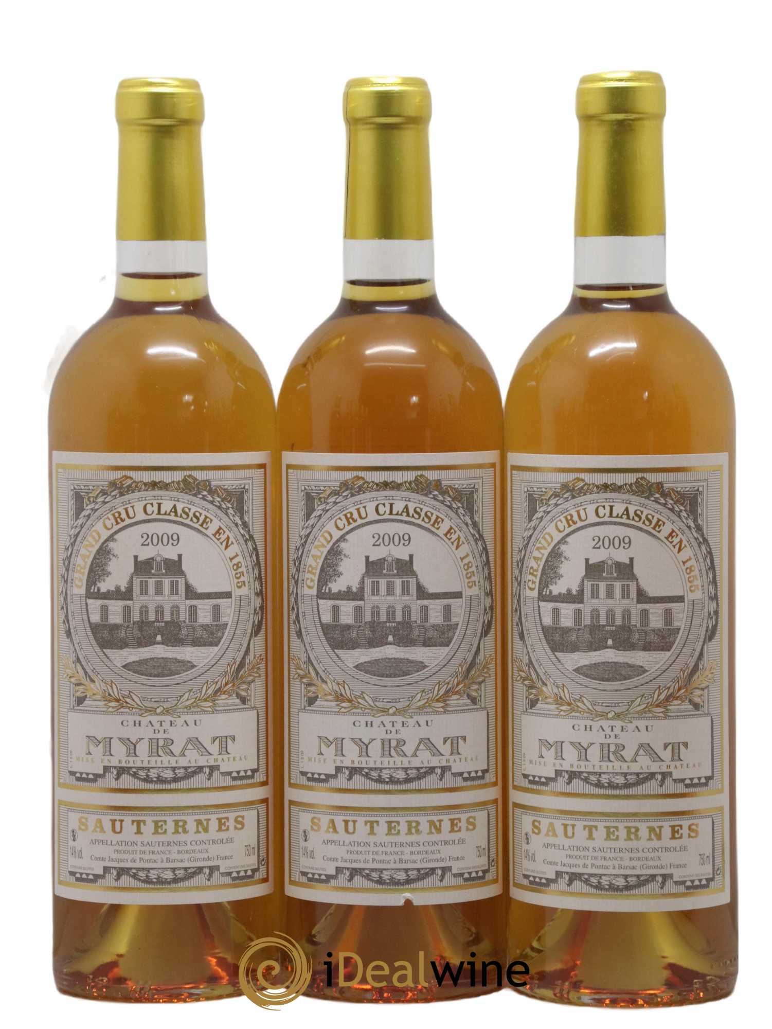 Château de Myrat 2ème Grand Cru Classé 2009 - Lotto di 12 bottiglie - 1