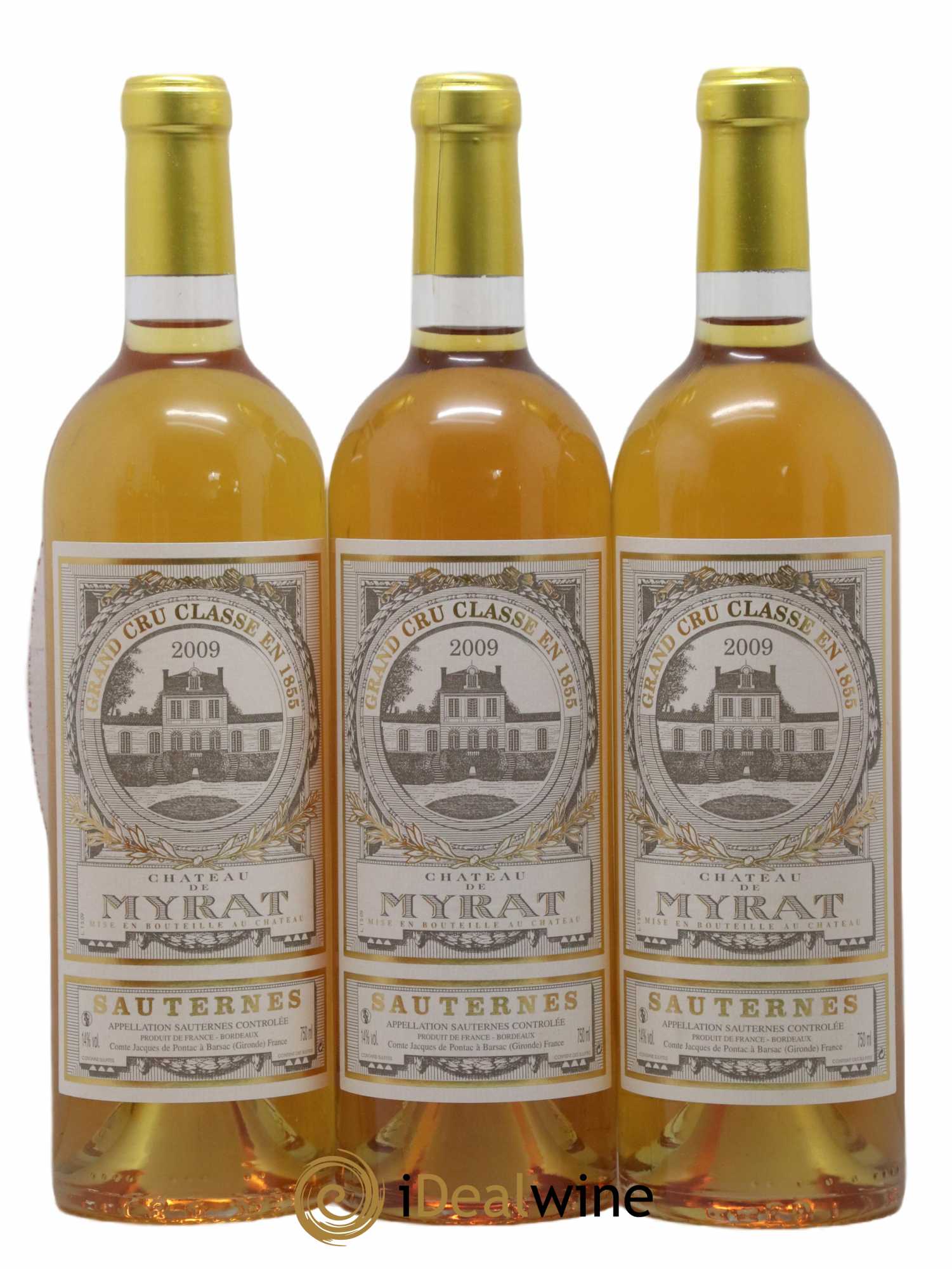 Château de Myrat 2ème Grand Cru Classé 2009 - Lotto di 12 bottiglie - 2